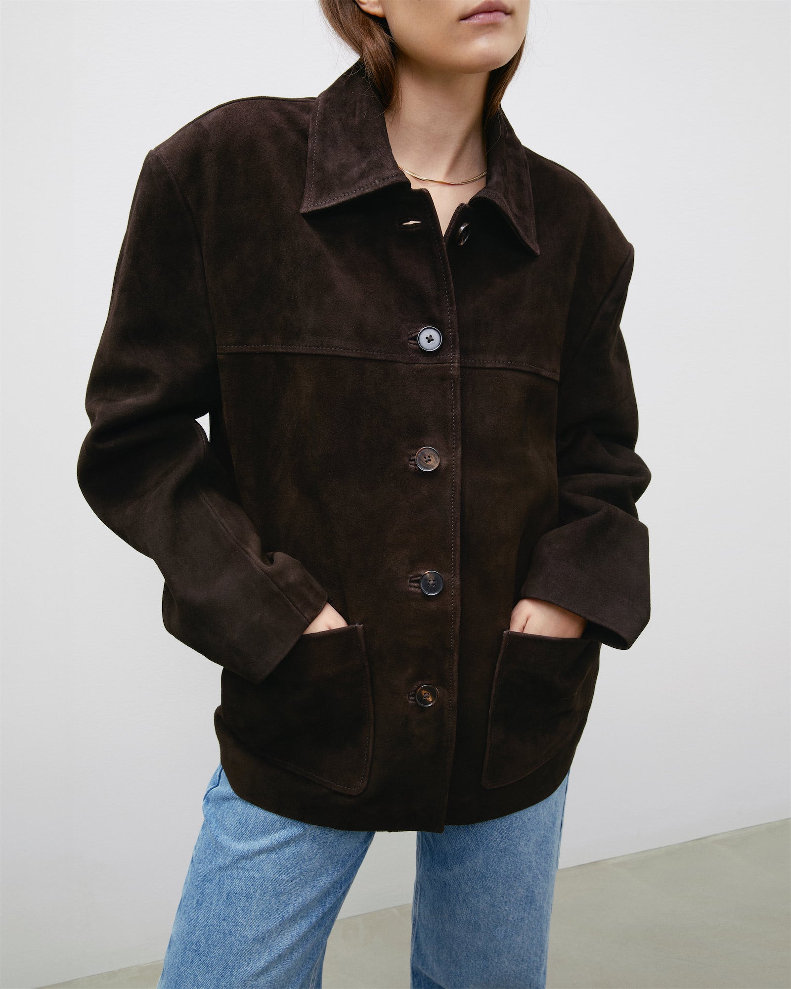 River Brown Suede