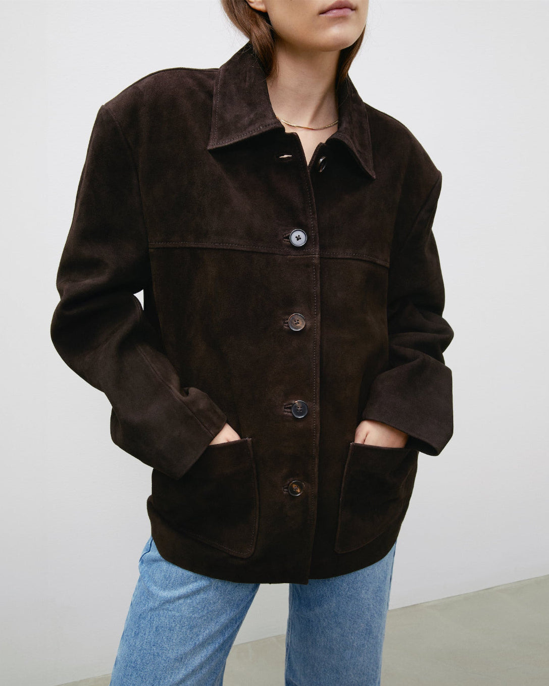 River Brown Suede