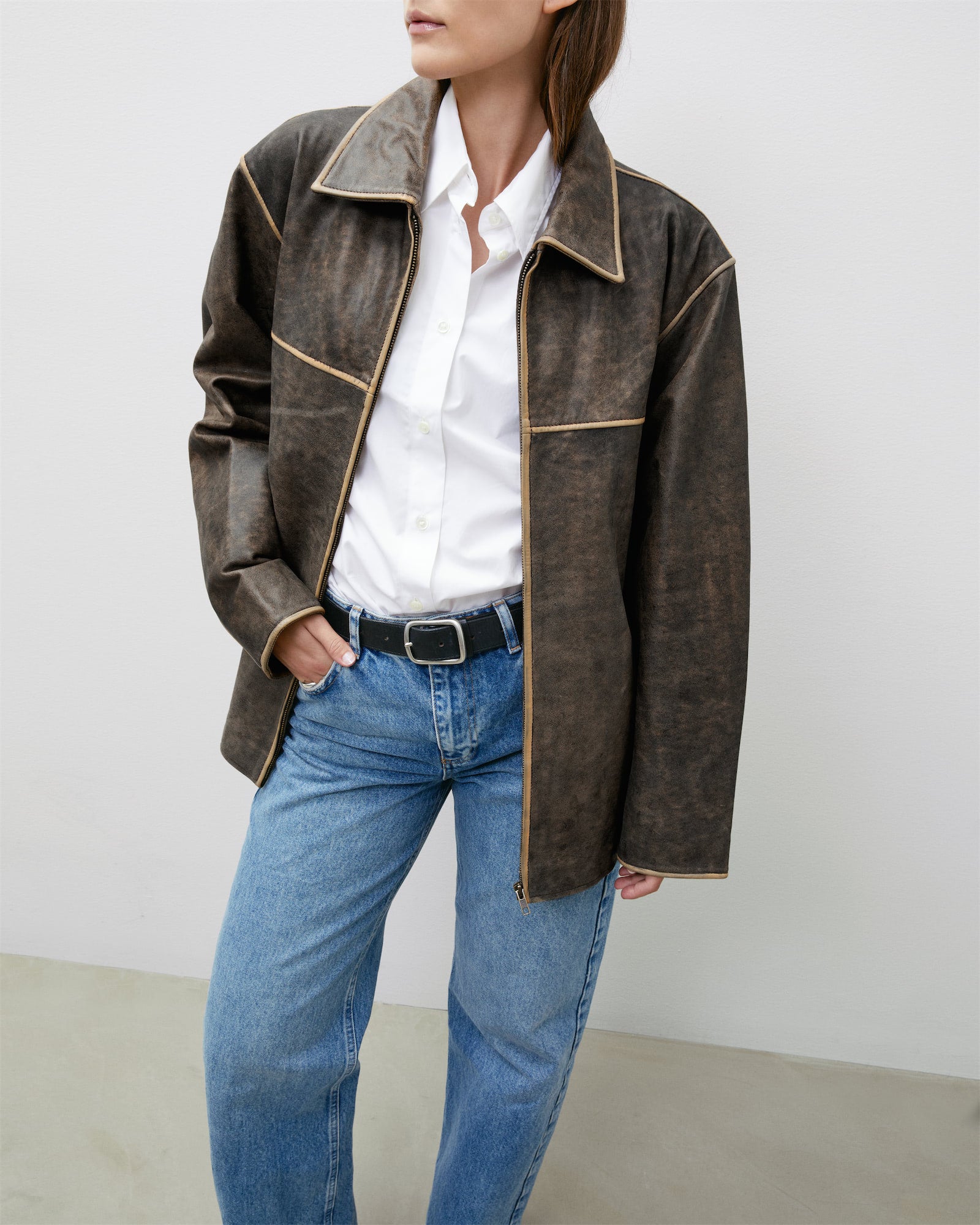 Brown Faded Jacket