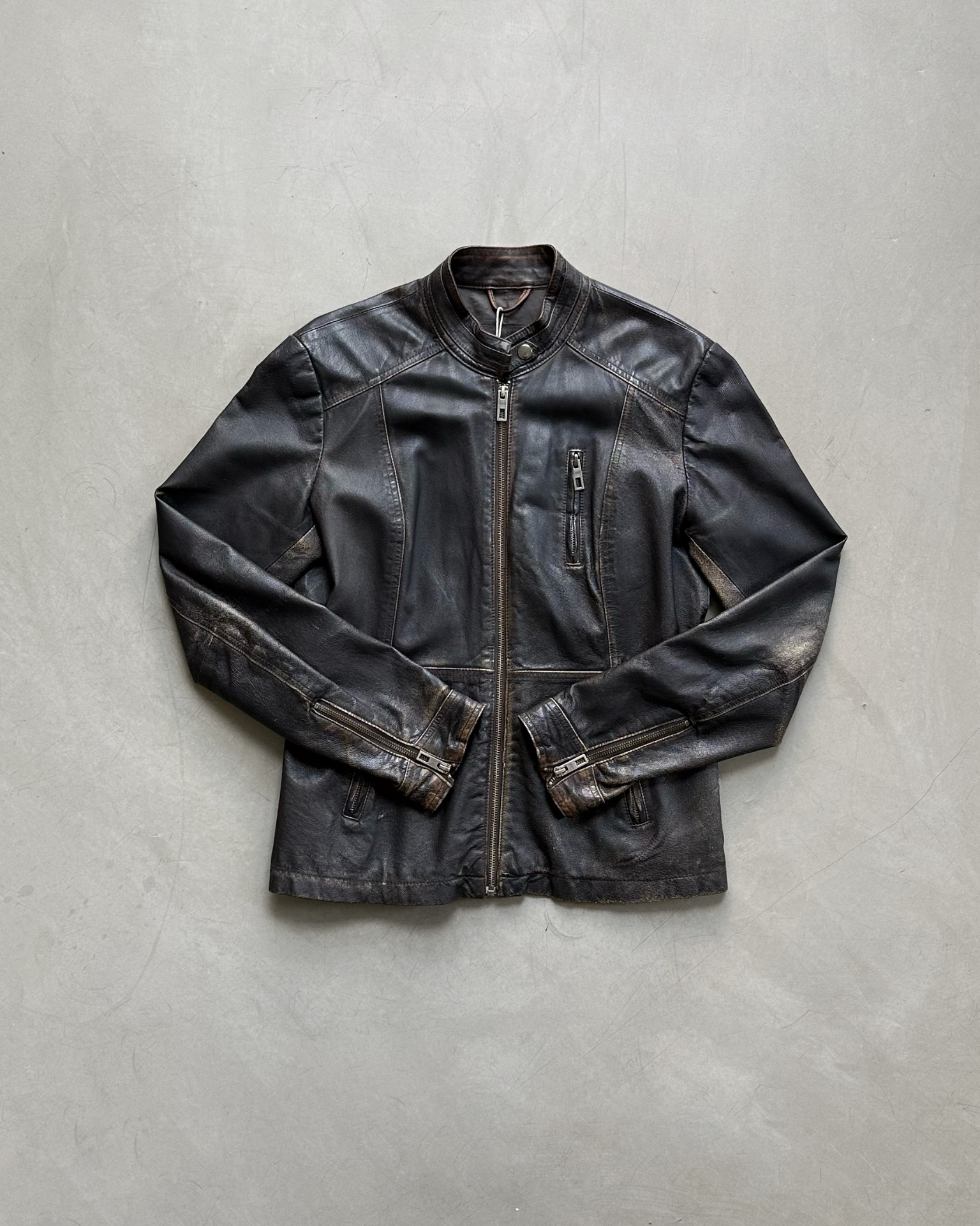 Brown Fitted Jacket