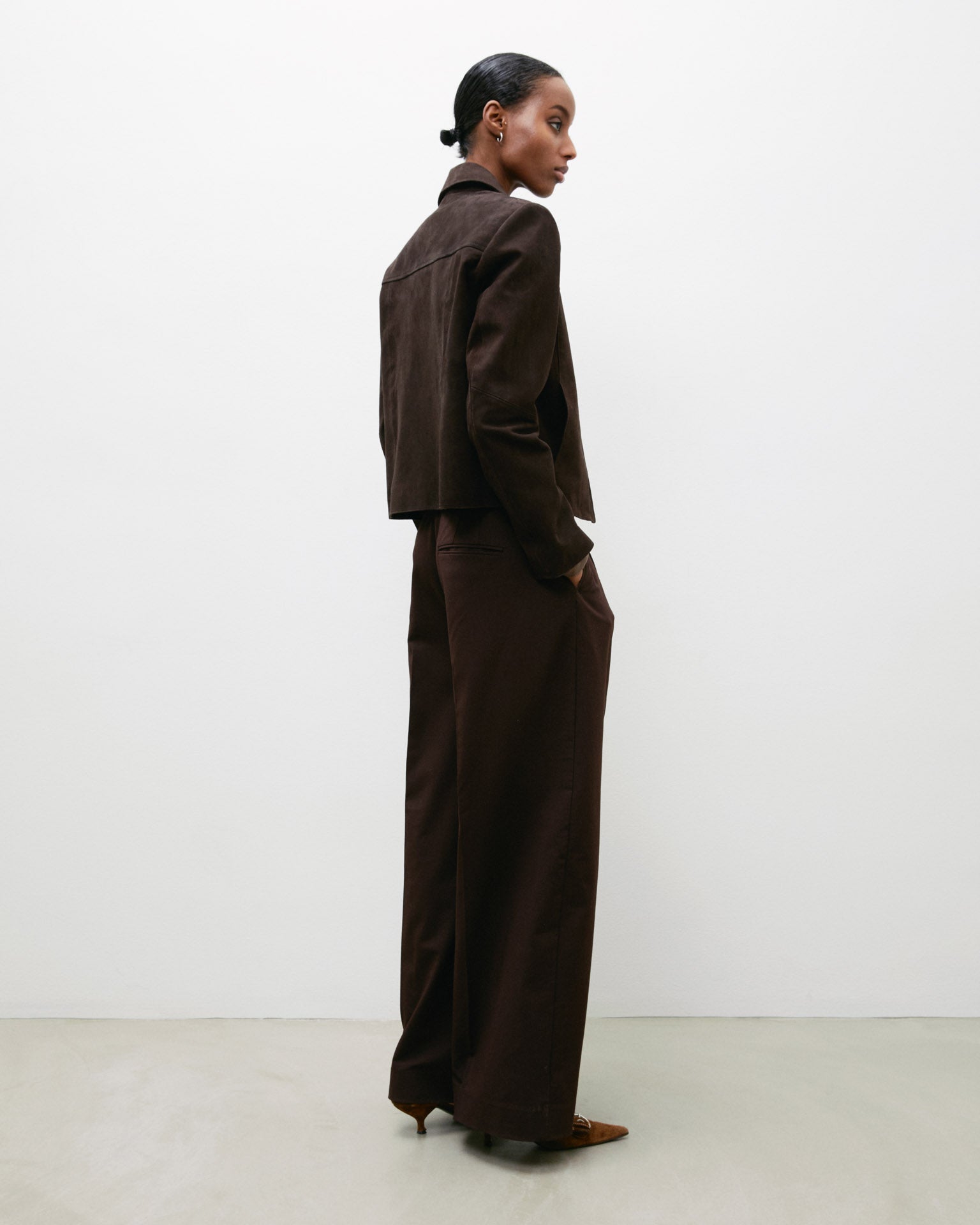 Ava Brown Suede