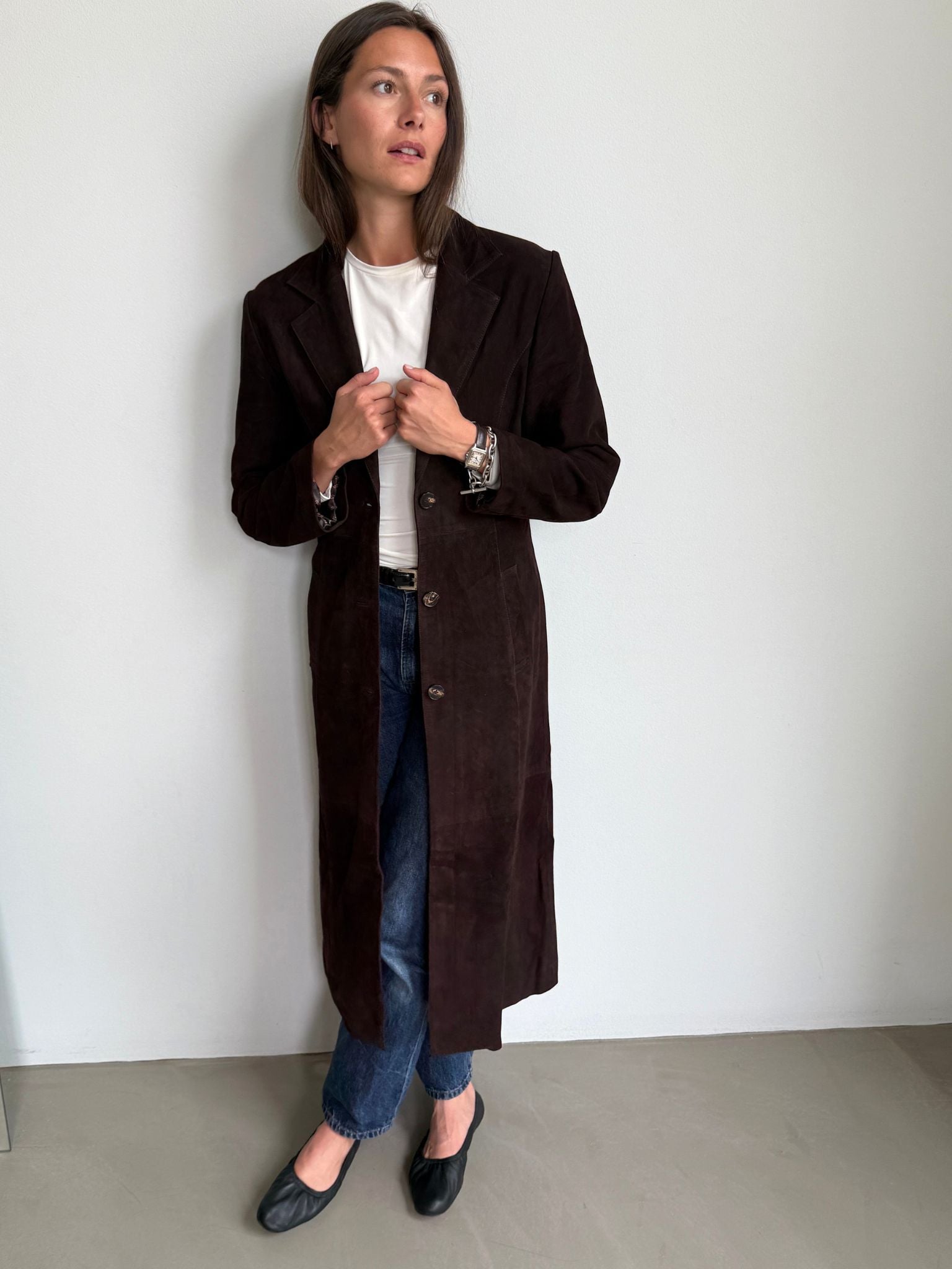 Luna Brown Suede