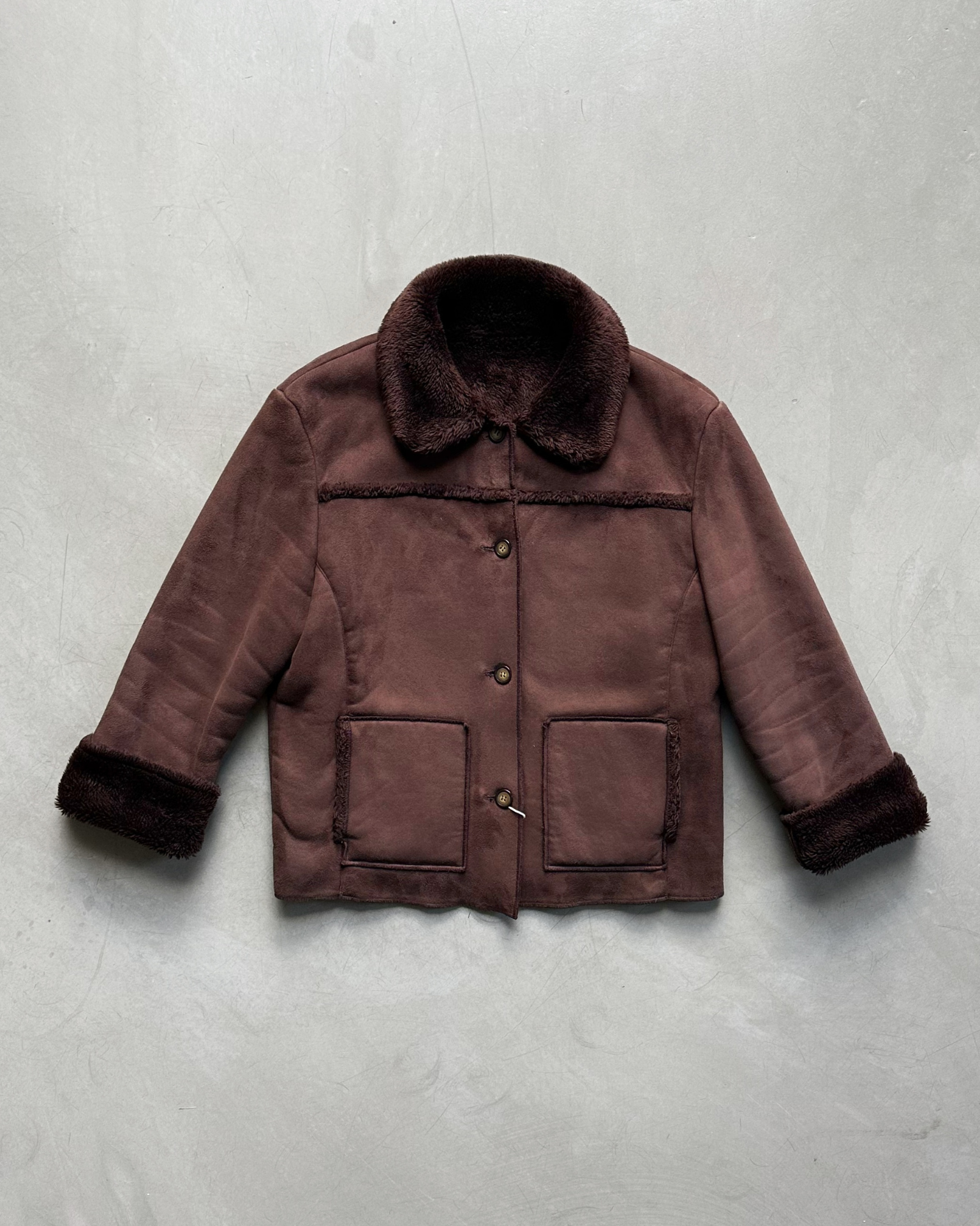 Chocolate Shearling Jacket