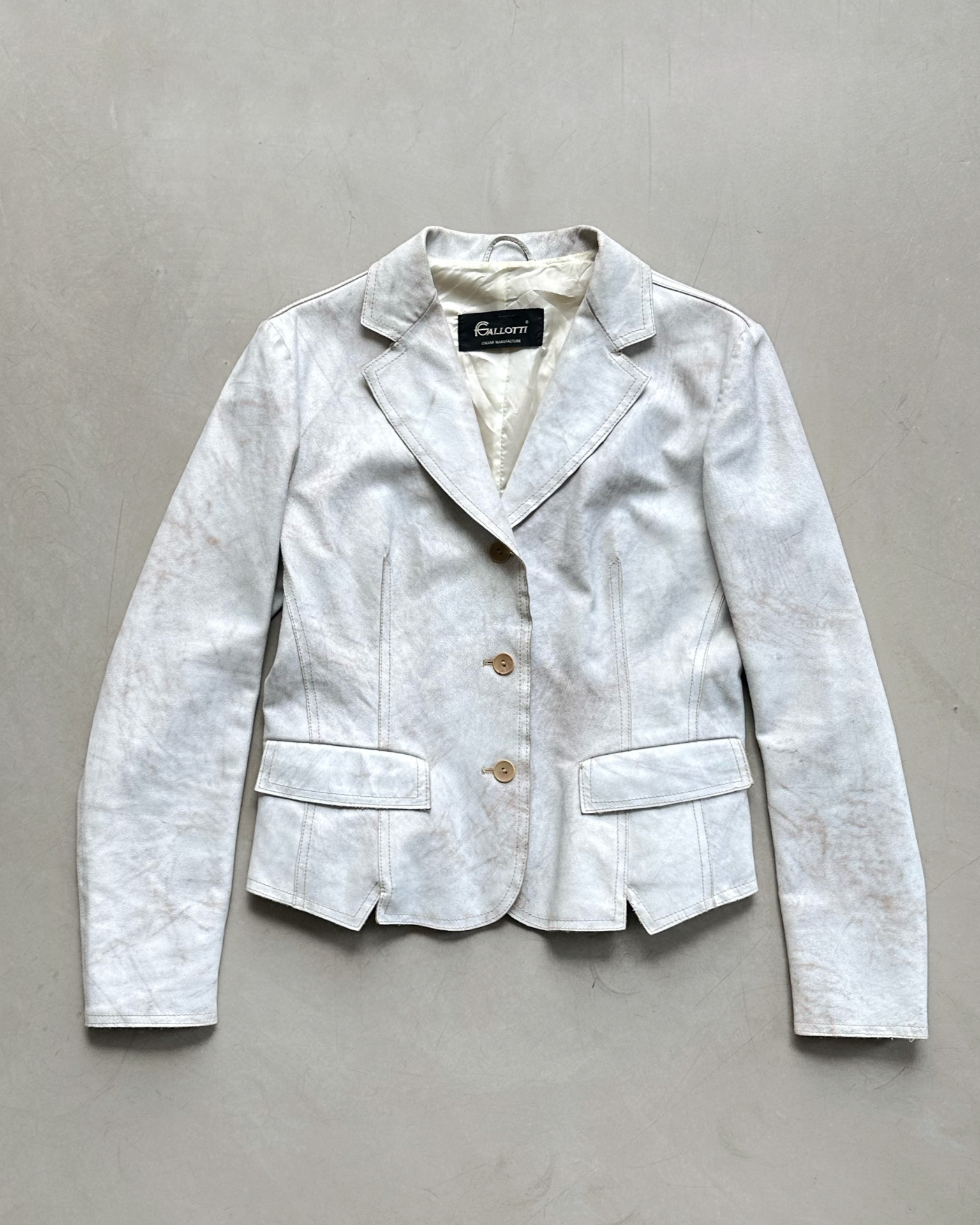 Gallotti Leather Blazer