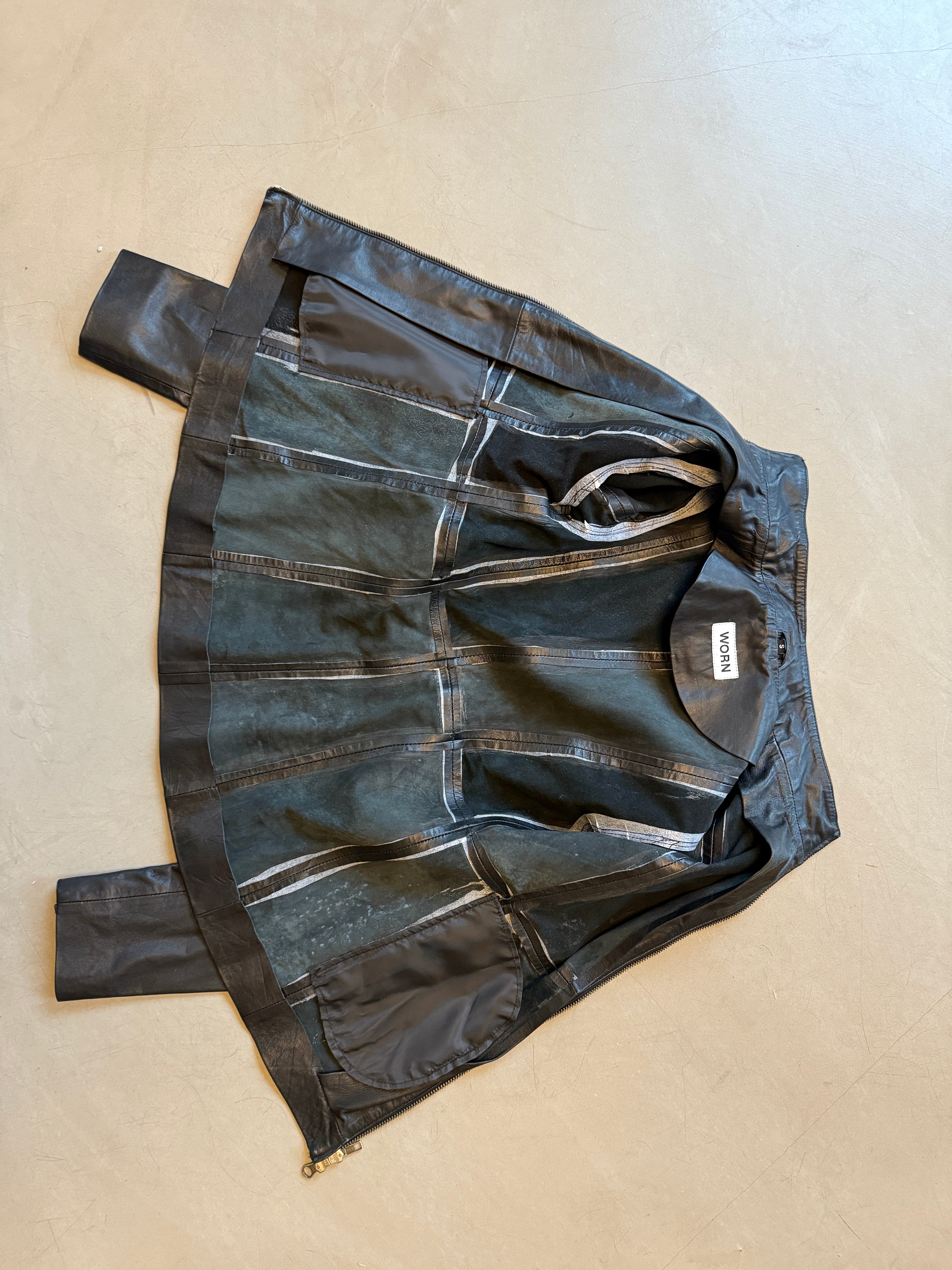 Sleek Leather Jacket - Sample