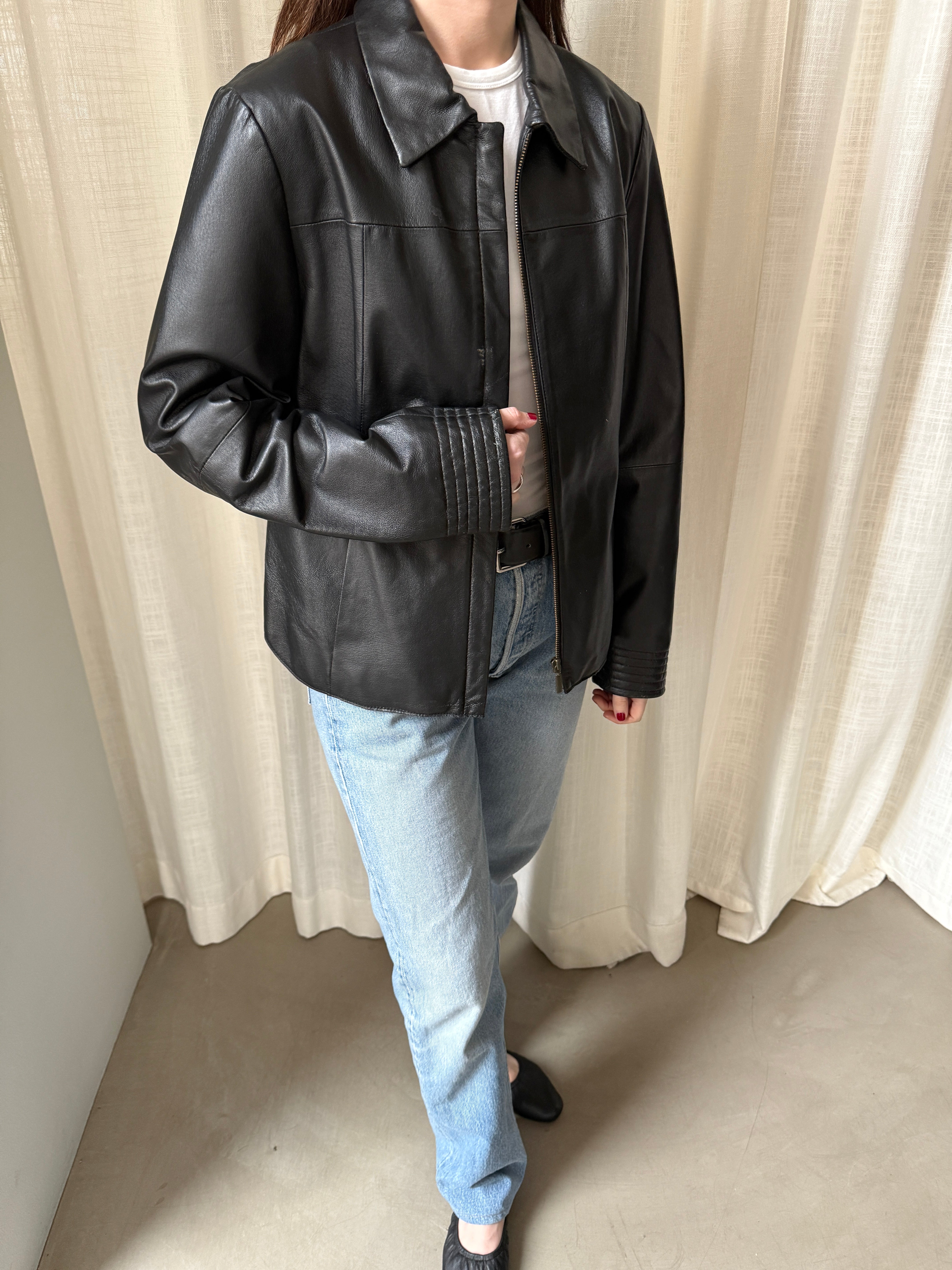 Black Boxy Jacket