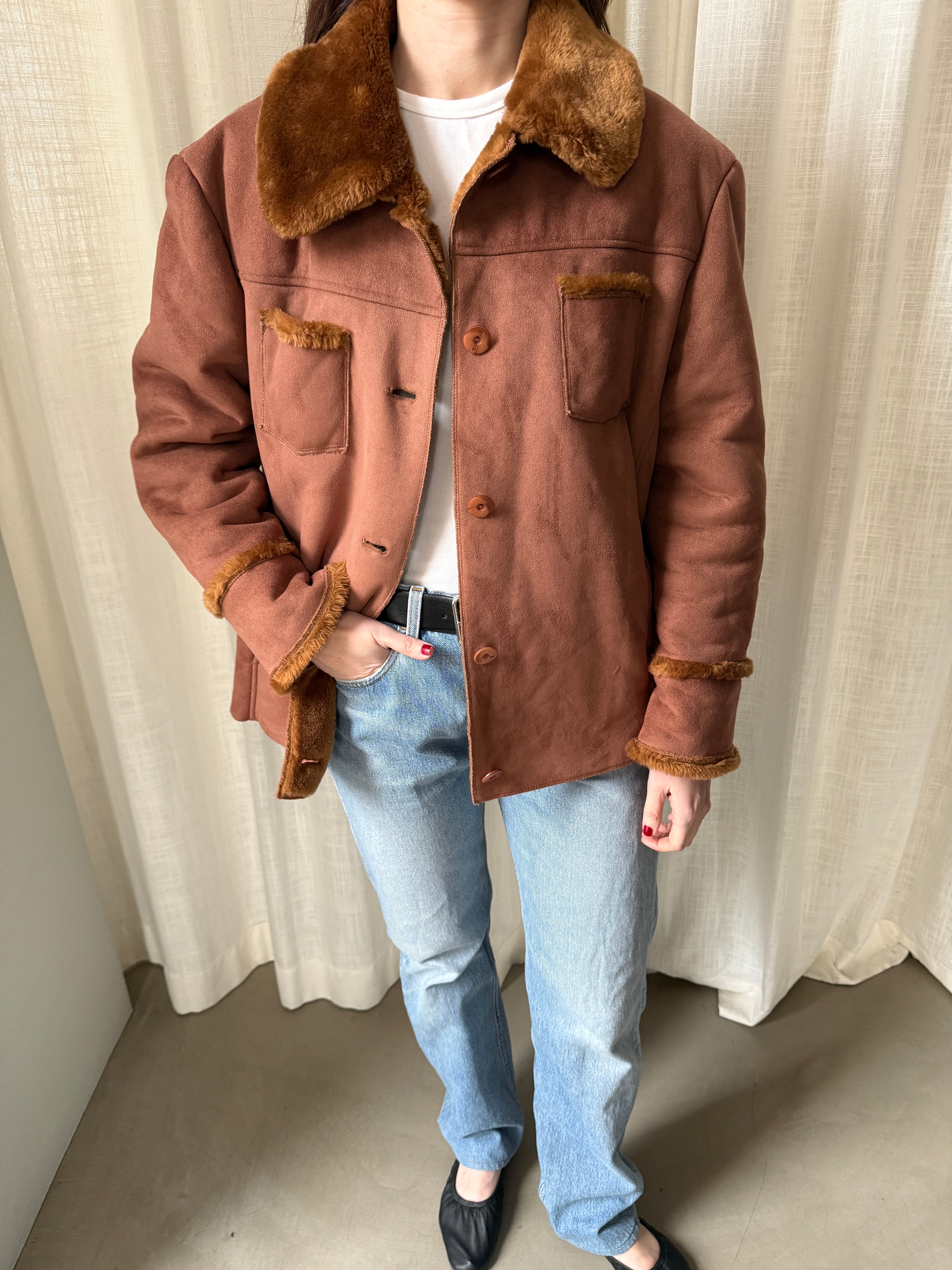 Faux Shearling Jacket