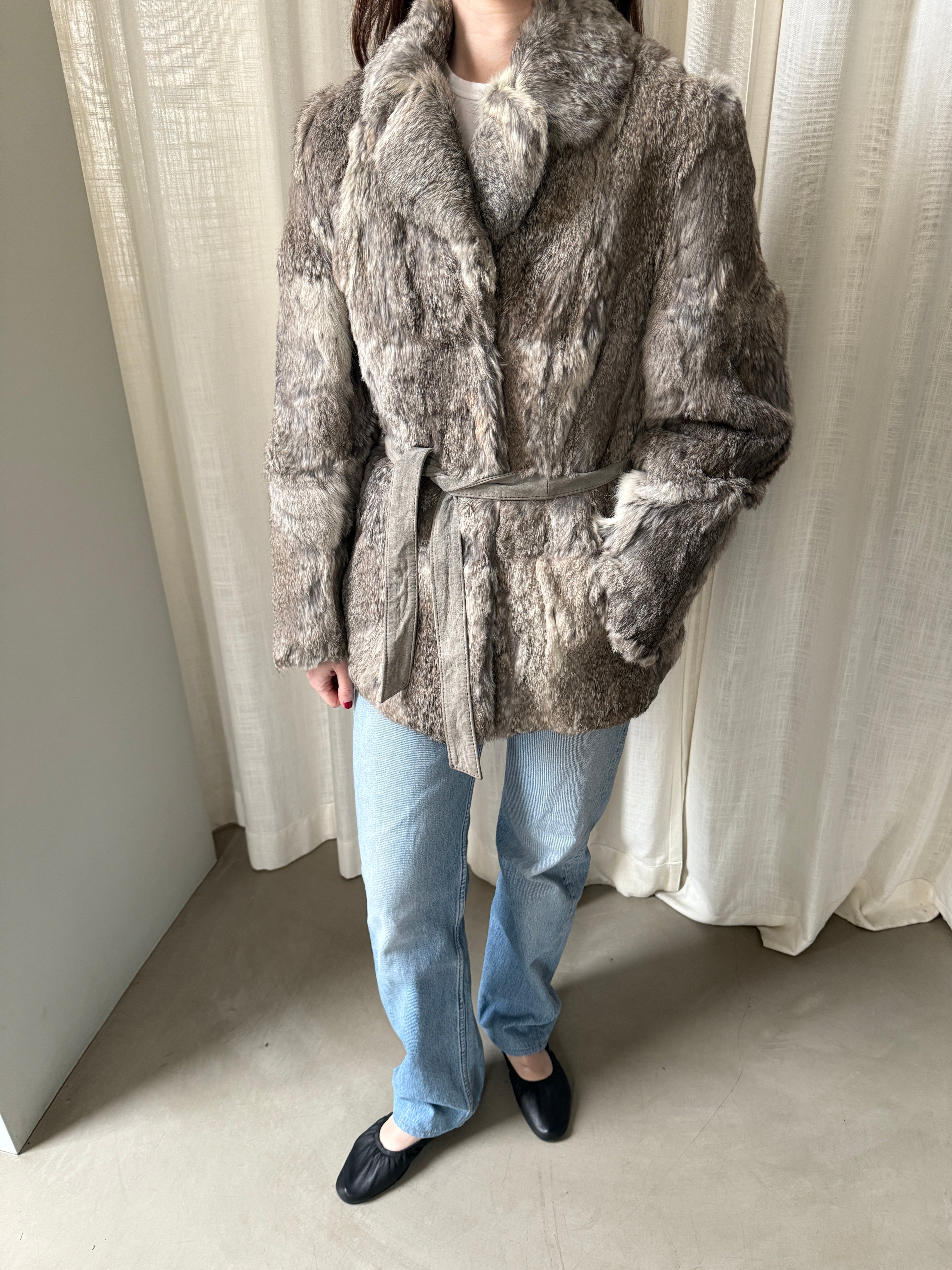 Vintage Grey Fur