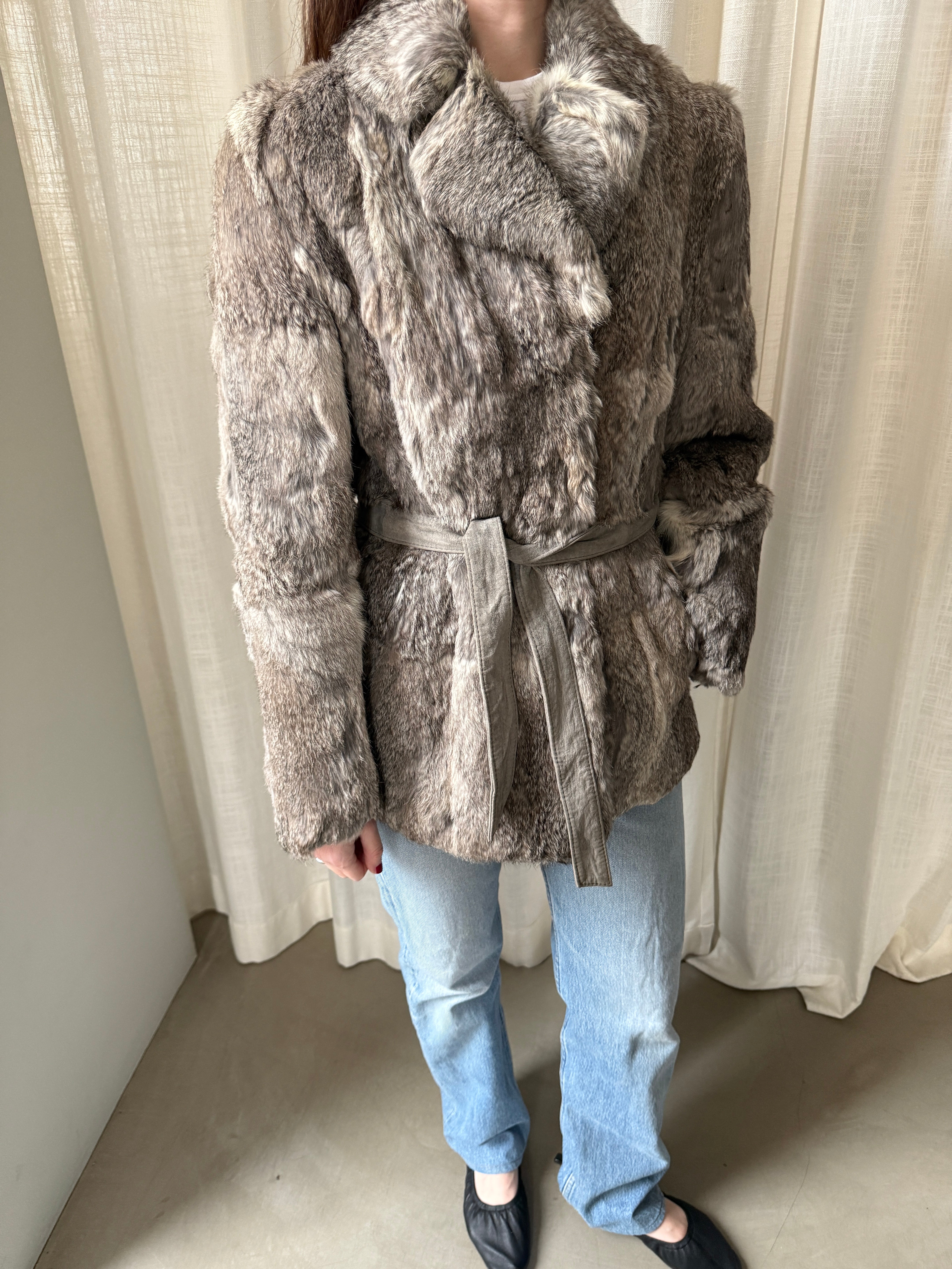 Vintage Grey Fur