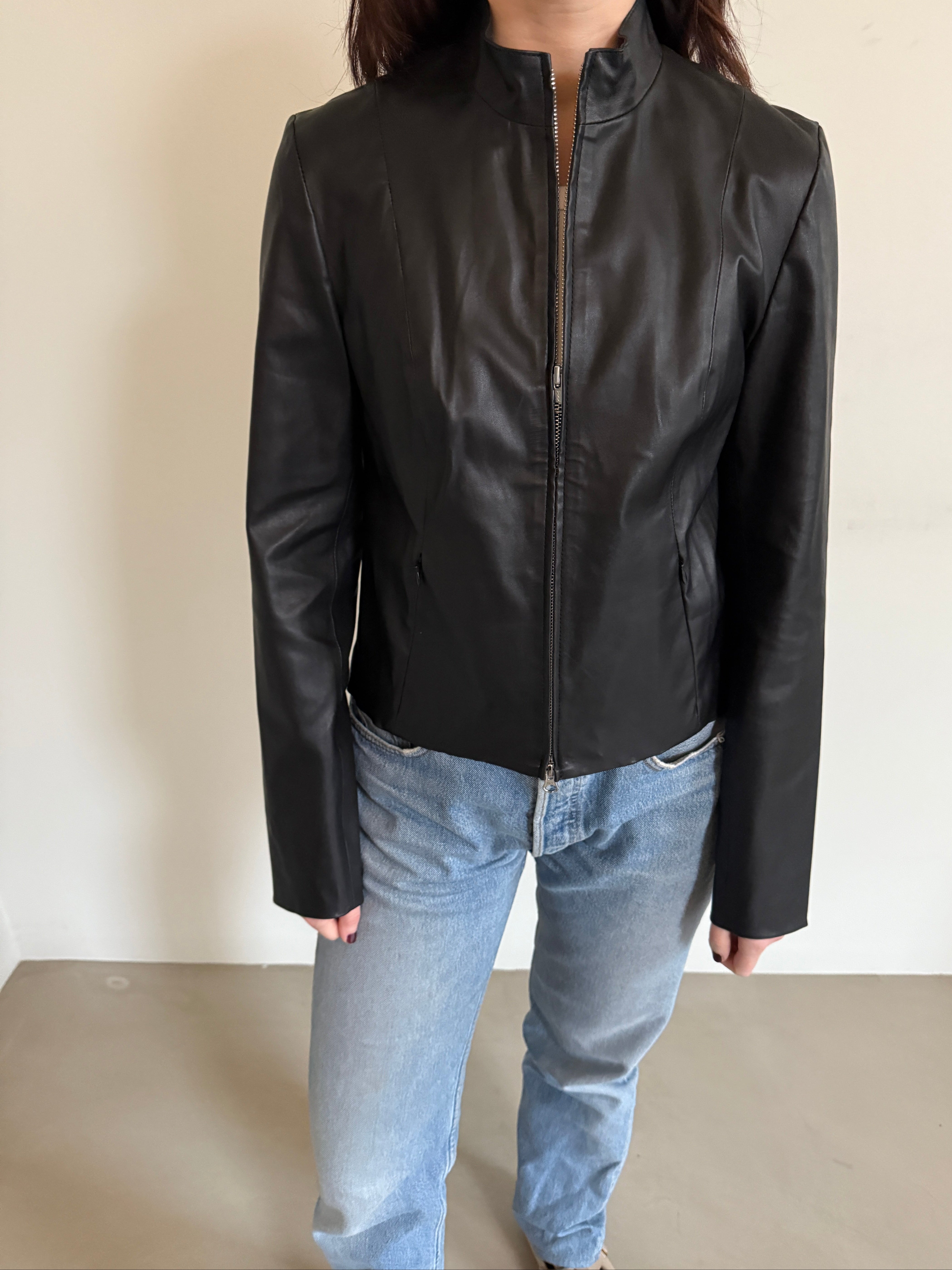 Tight Leather Jacket - Sample