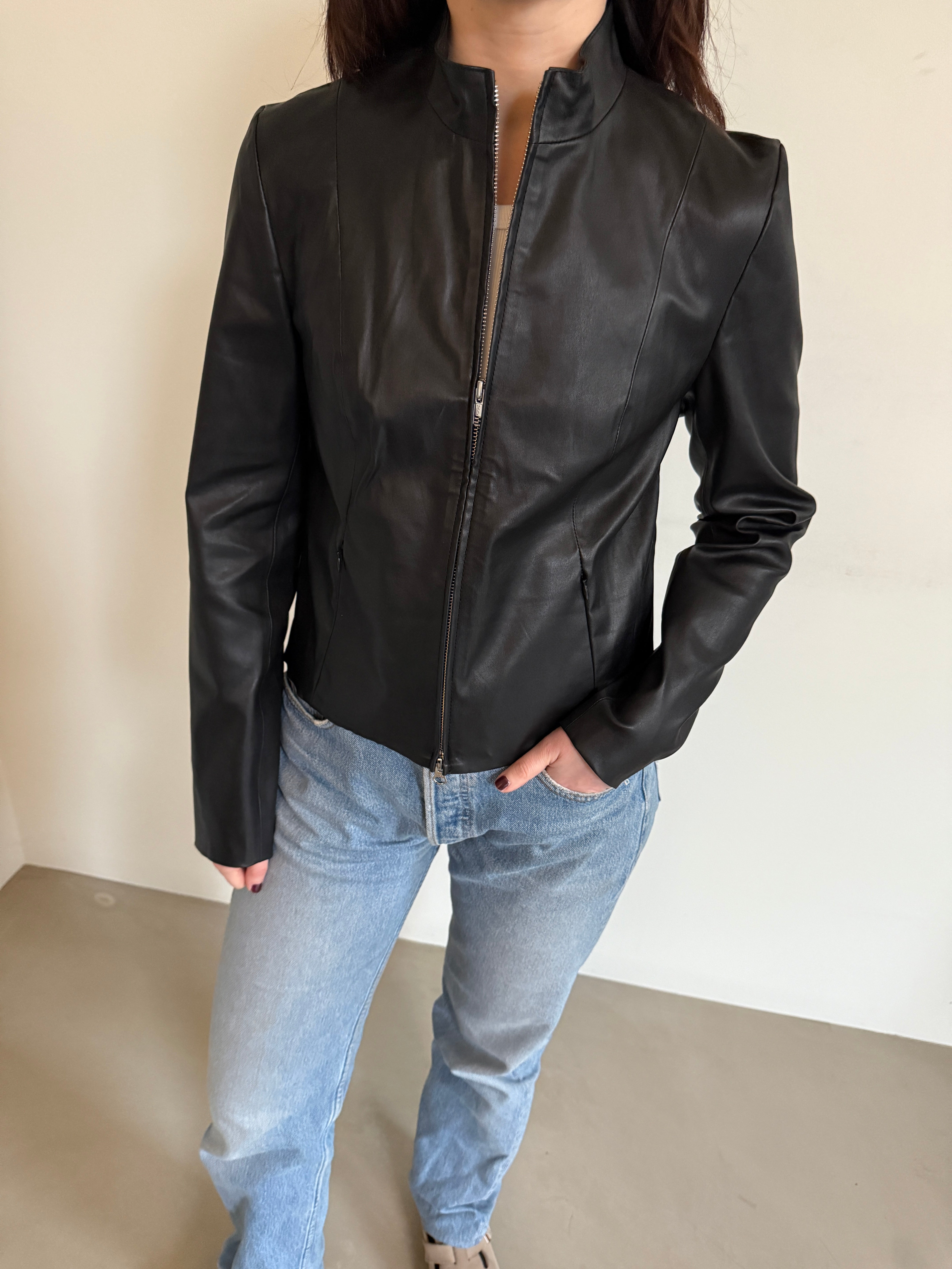 Tight Leather Jacket - Sample