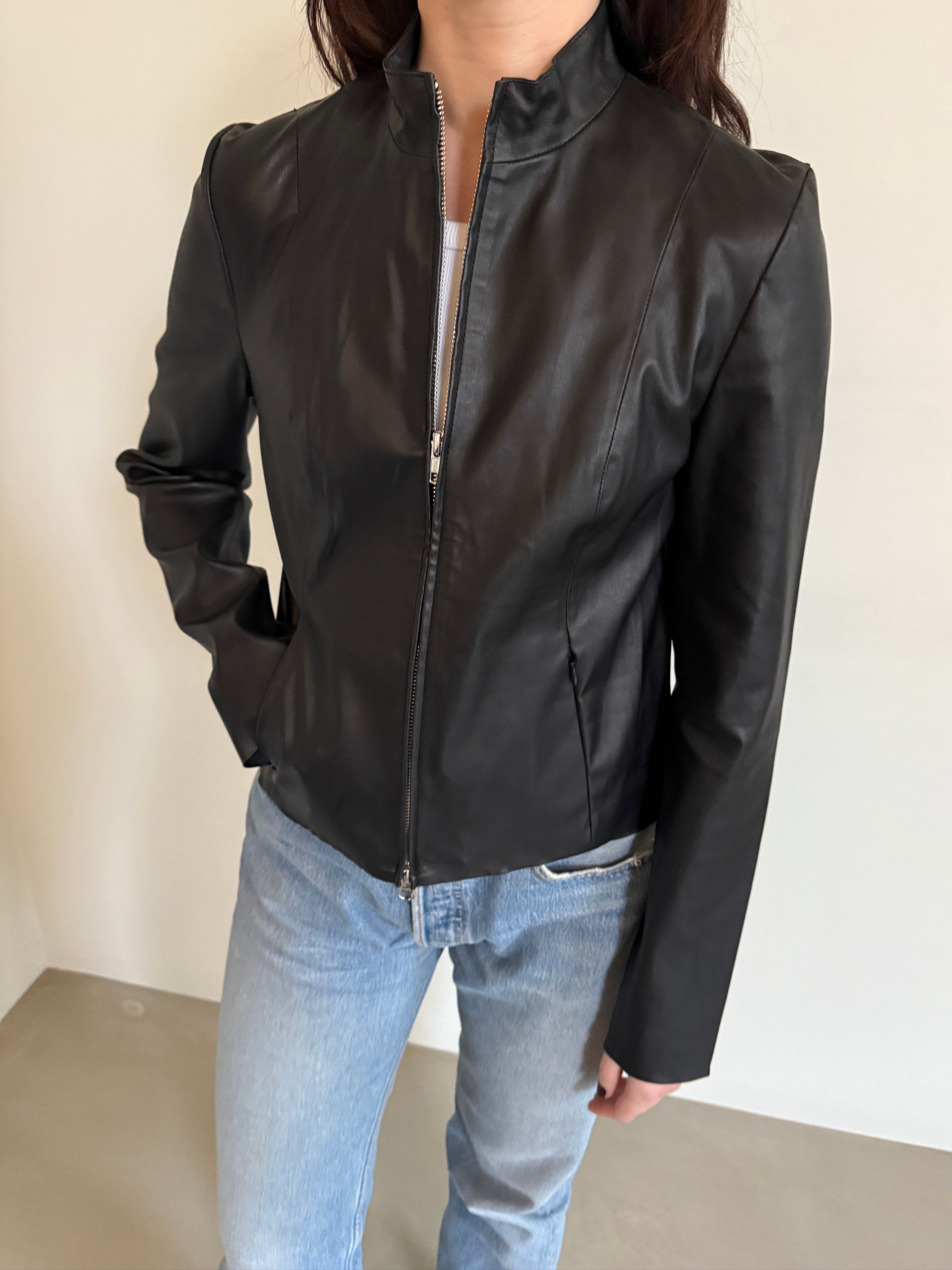 Tight Leather Jacket - Sample