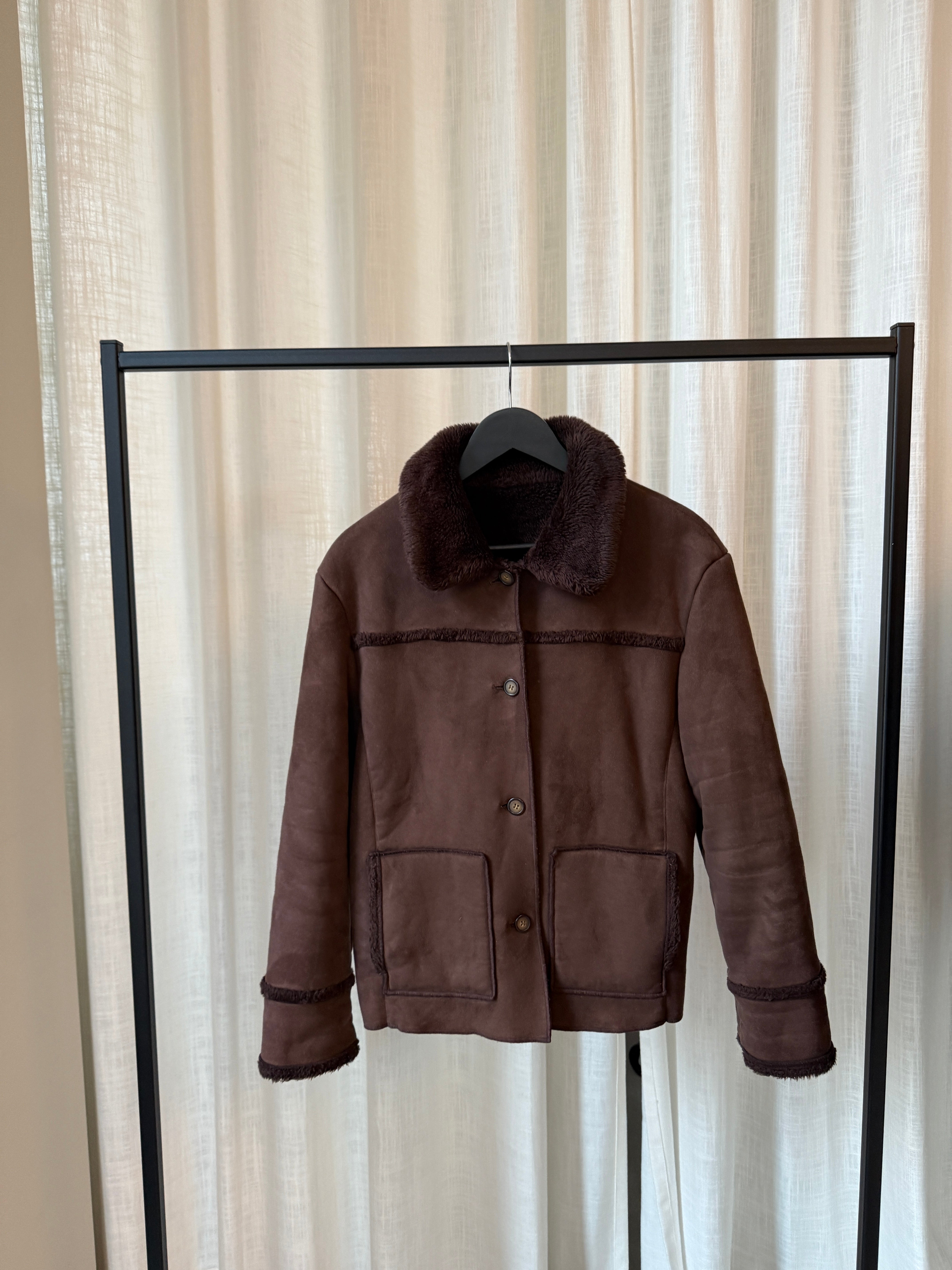 Chocolate Shearling Jacket