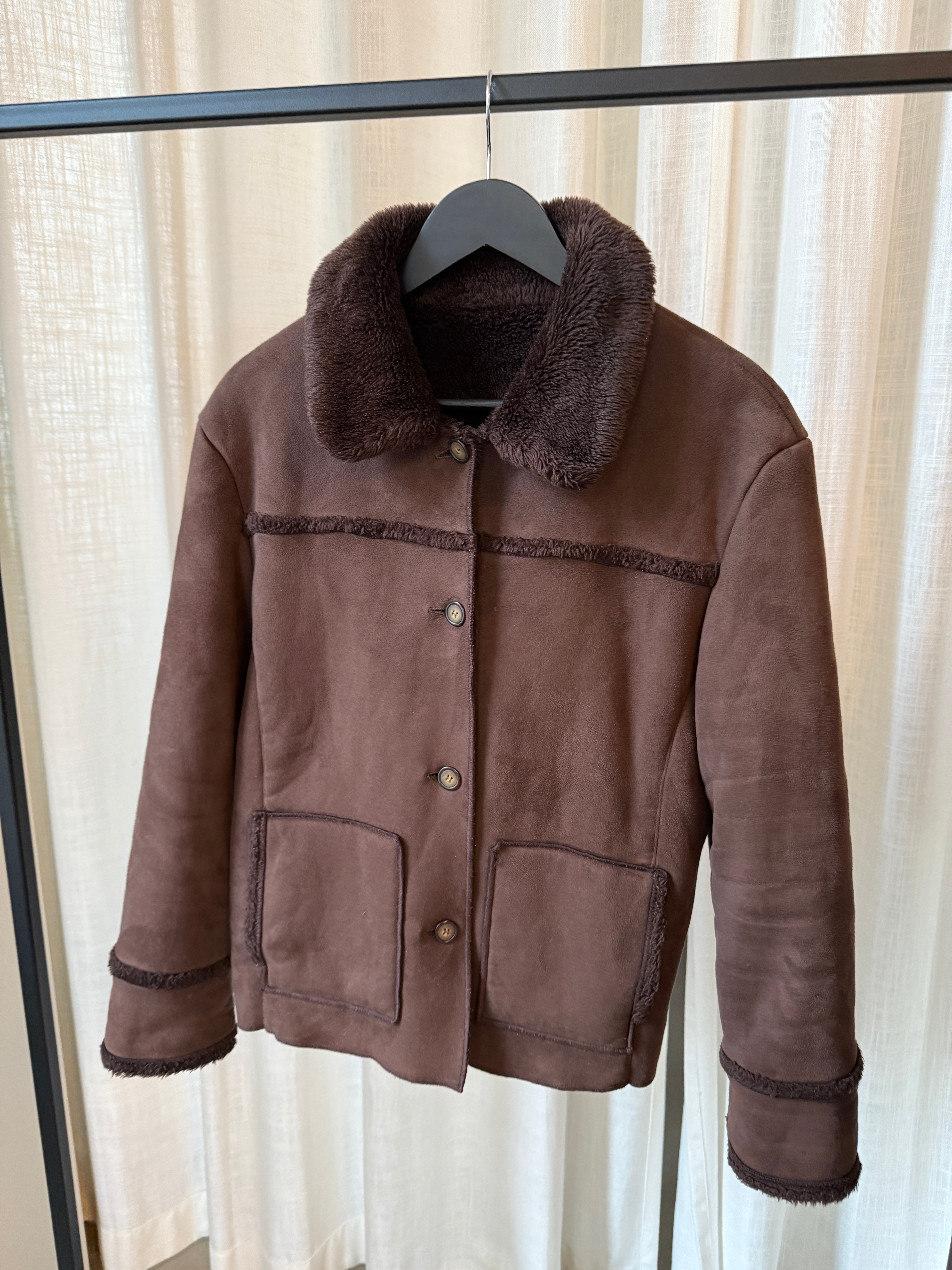 Chocolate Shearling Jacket