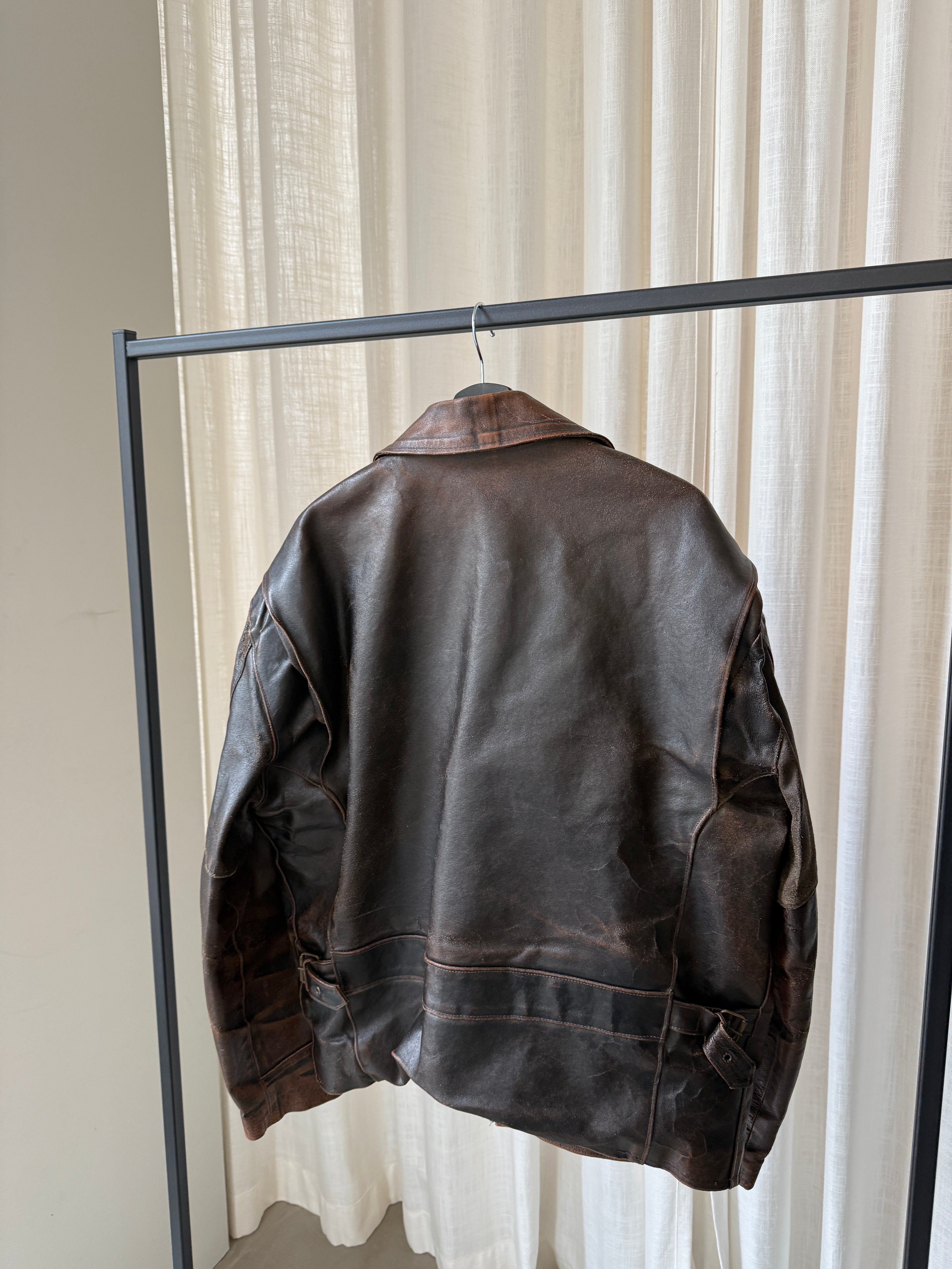 High Leather Jacket