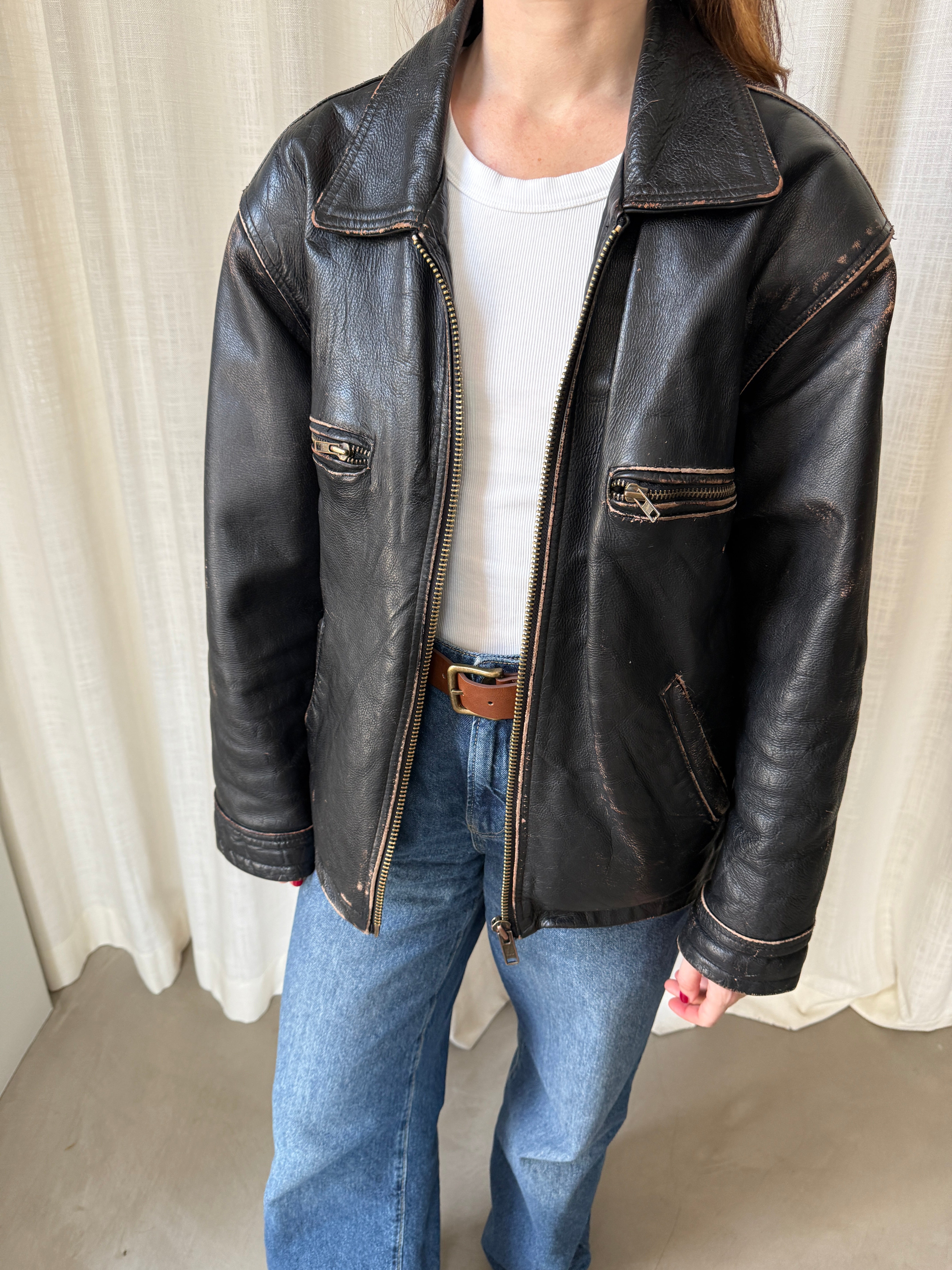 Noir Leather Jacket