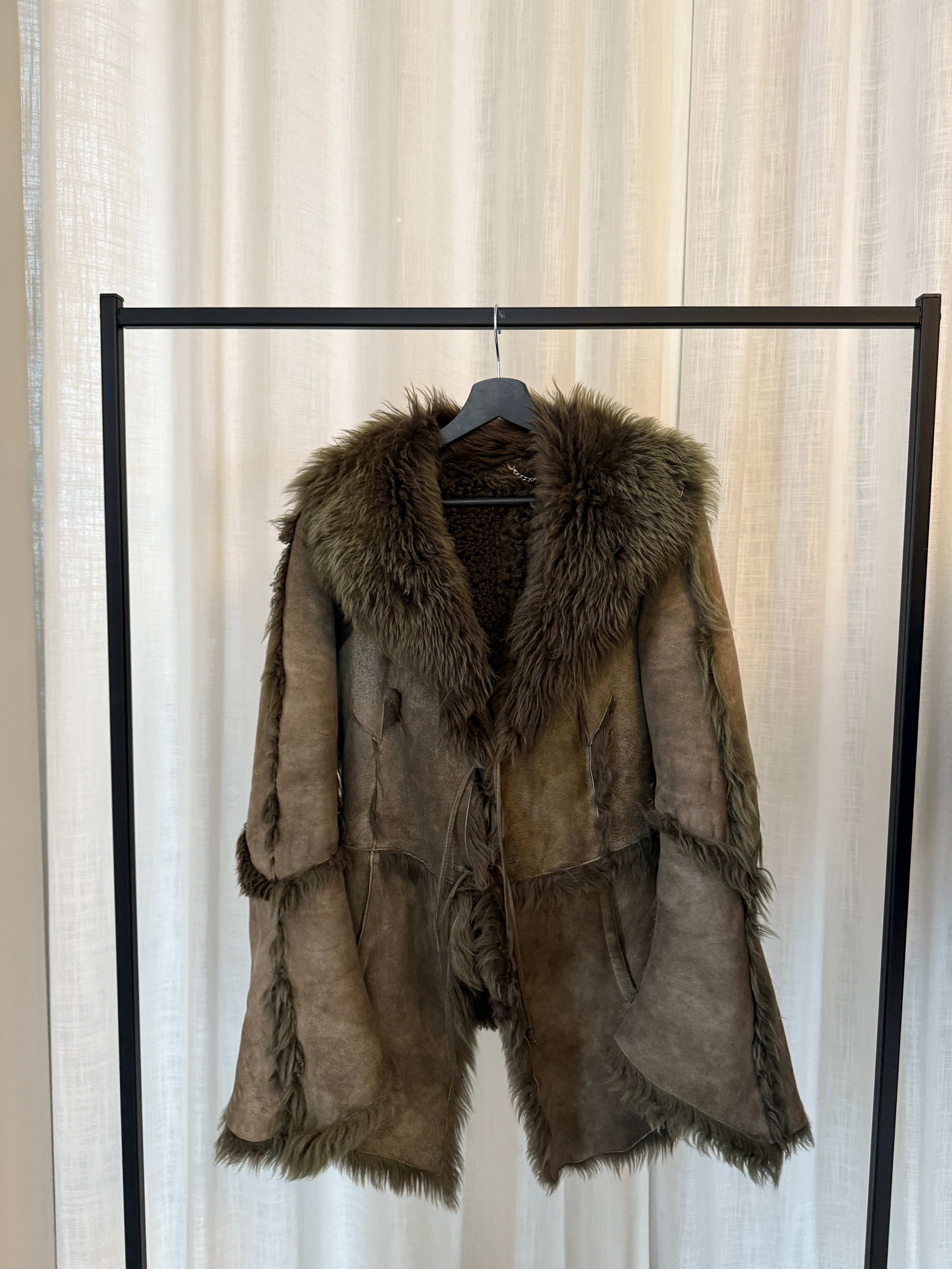 Moss Shearling Jacket