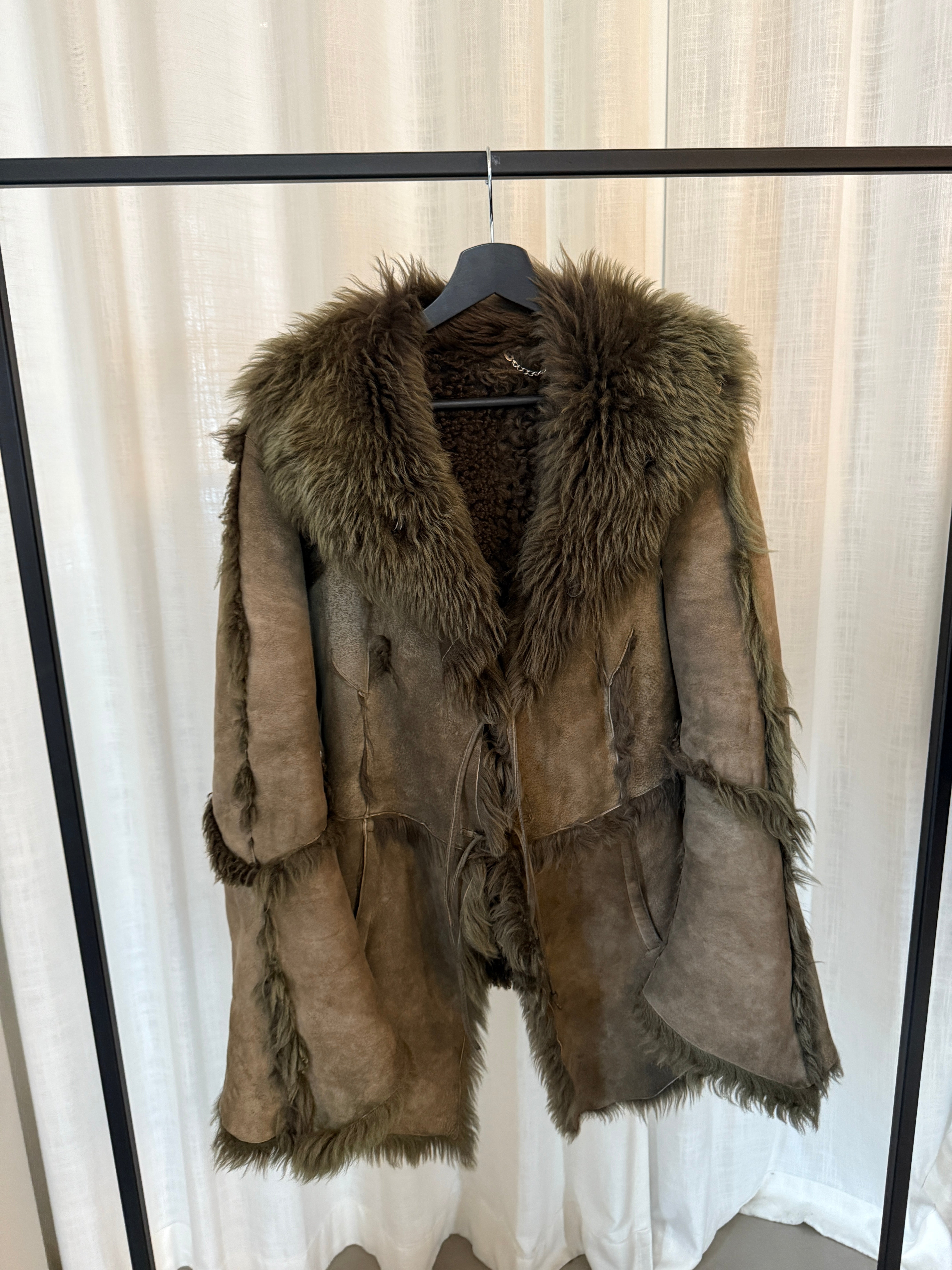 Moss Shearling Jacket