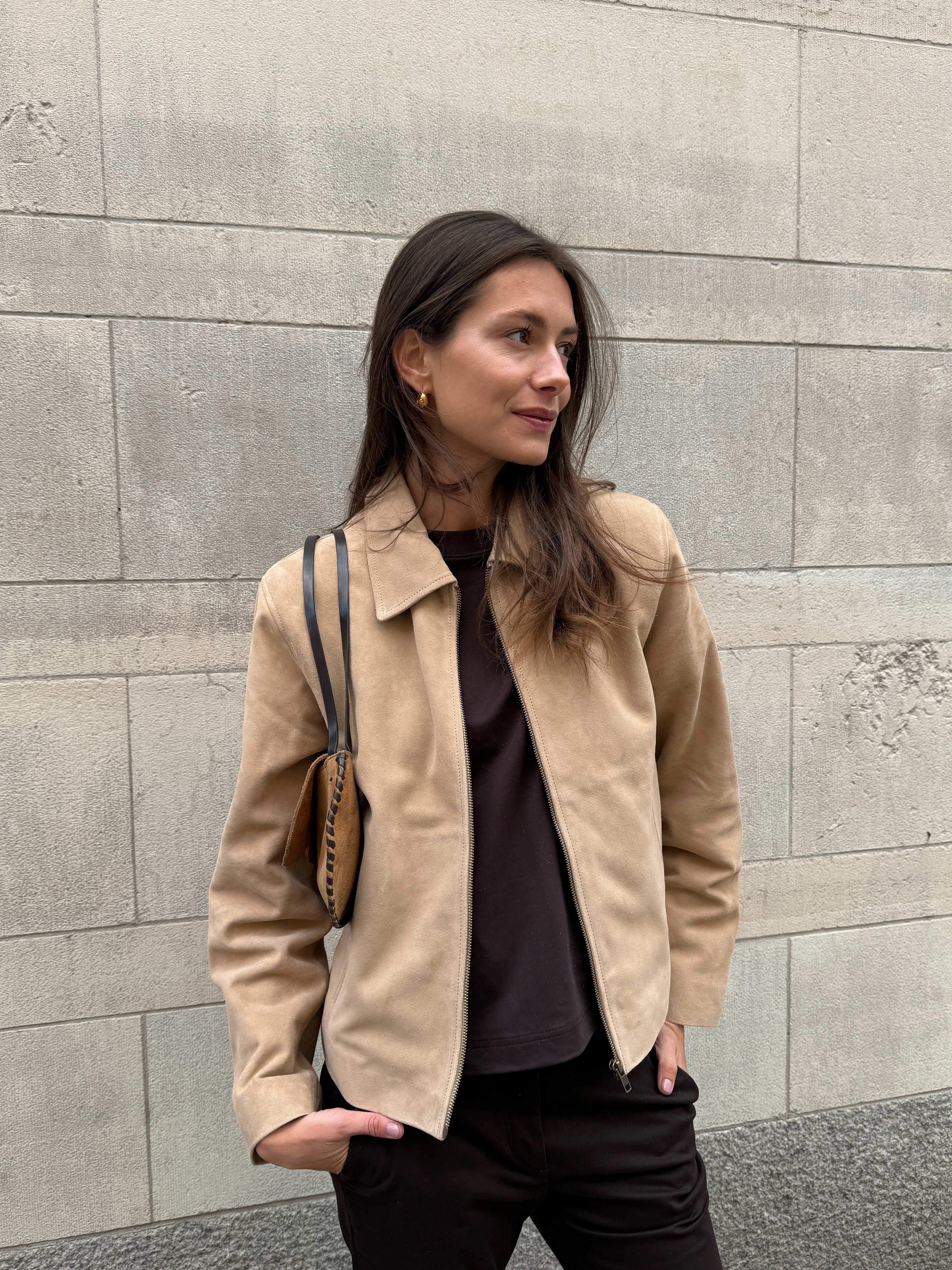 Gaia Beige Suede