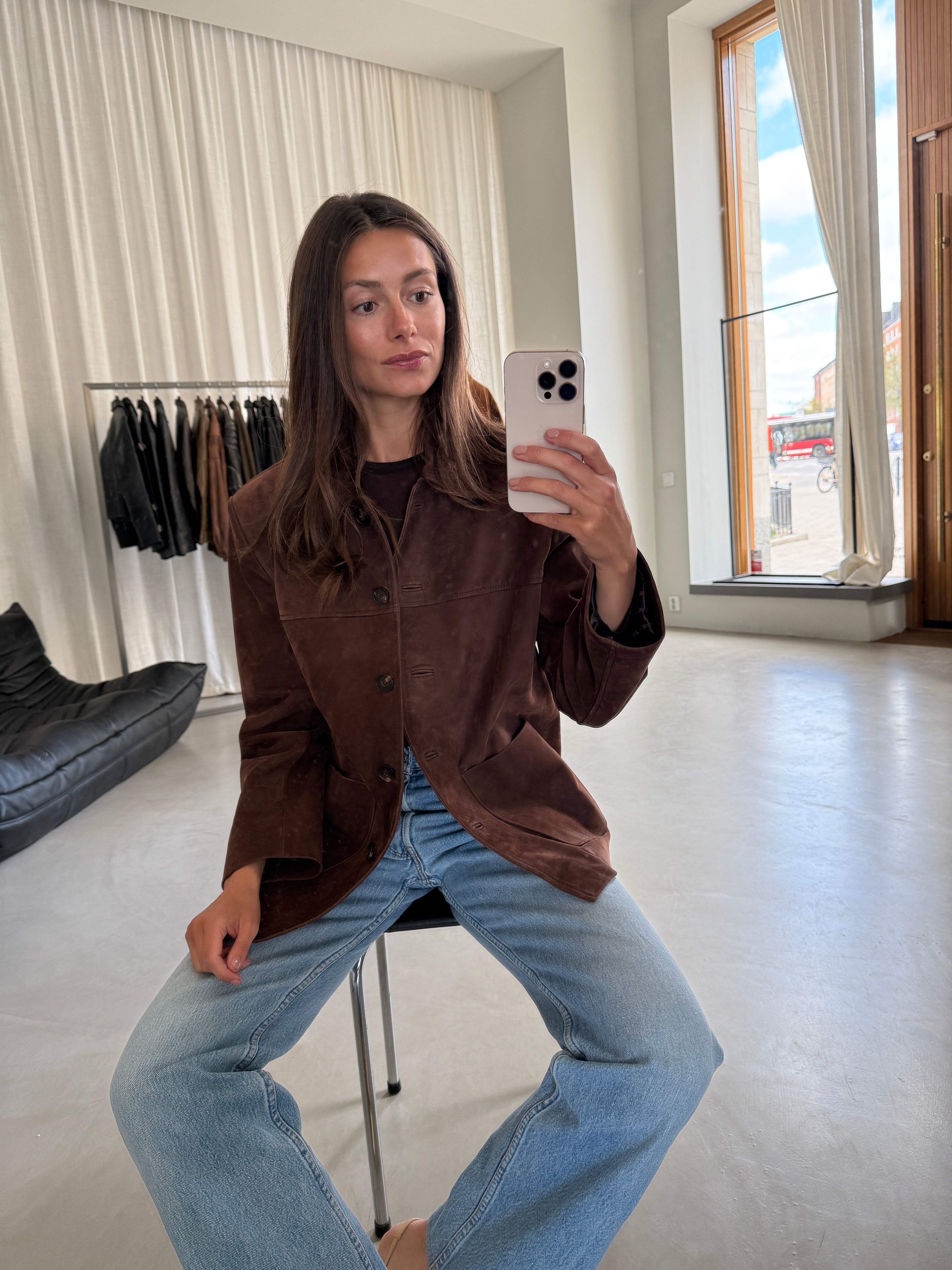 River Brown Suede