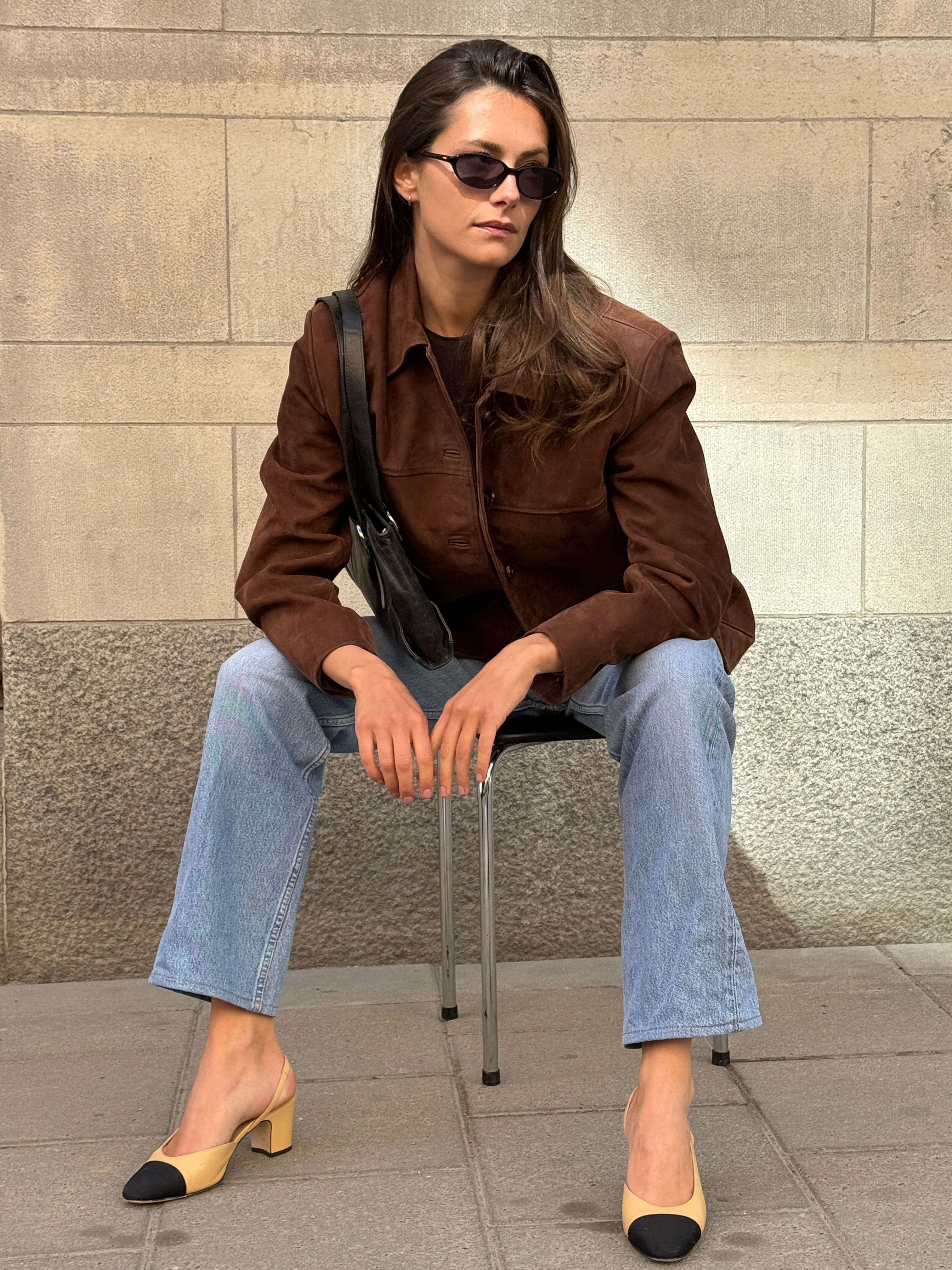 River Brown Suede