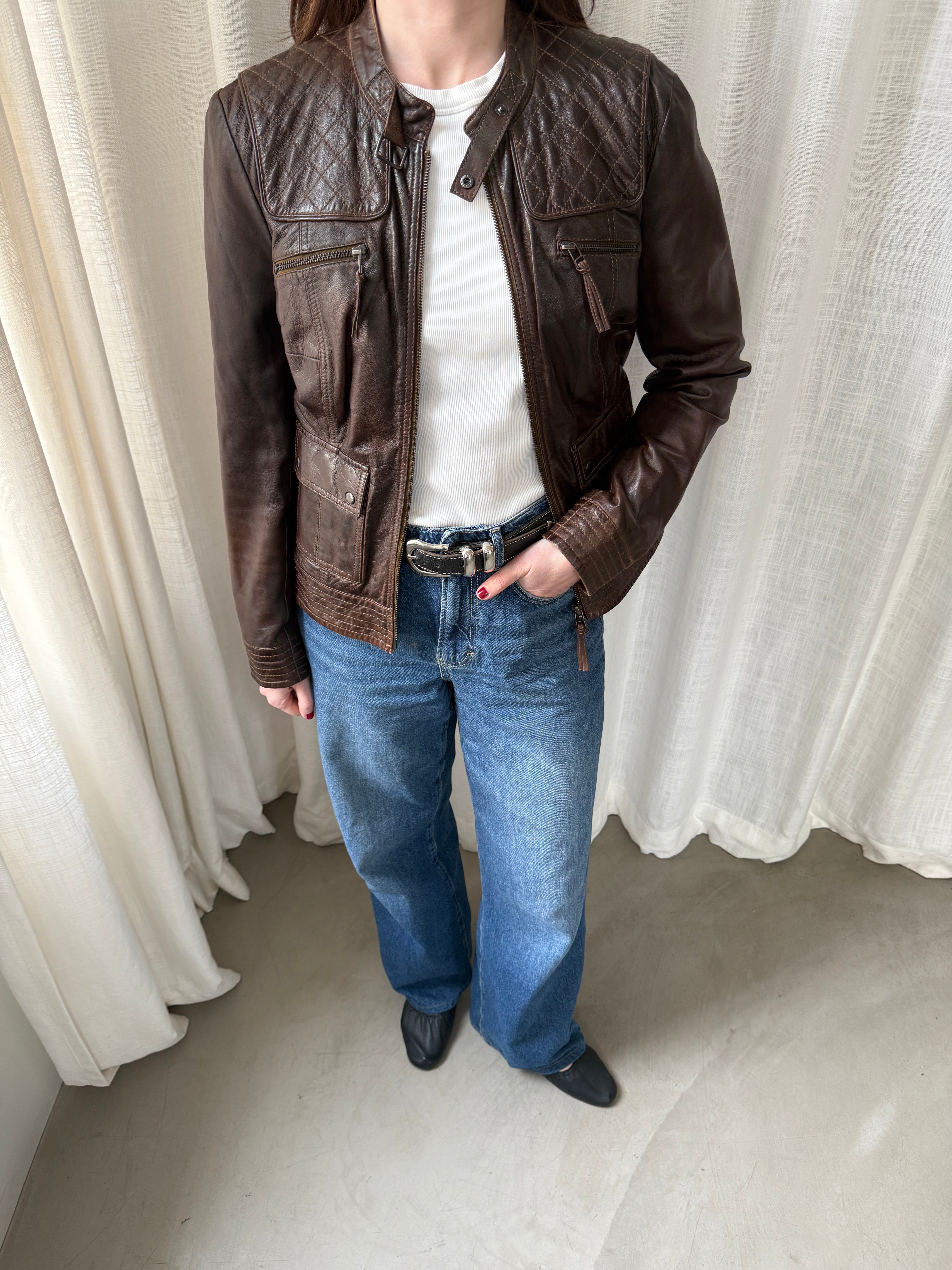 Cocktail Leather Jacket