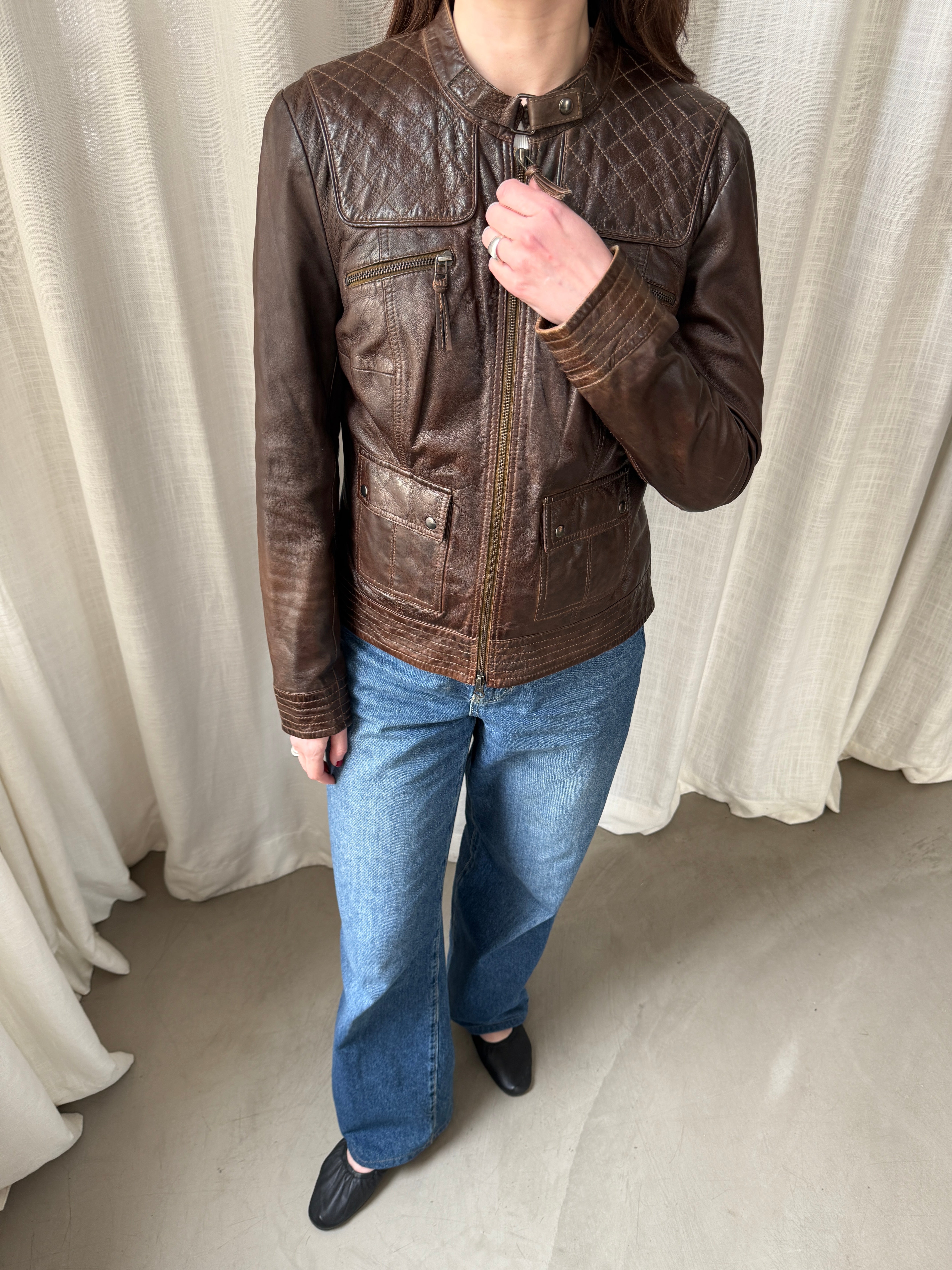 Cocktail Leather Jacket