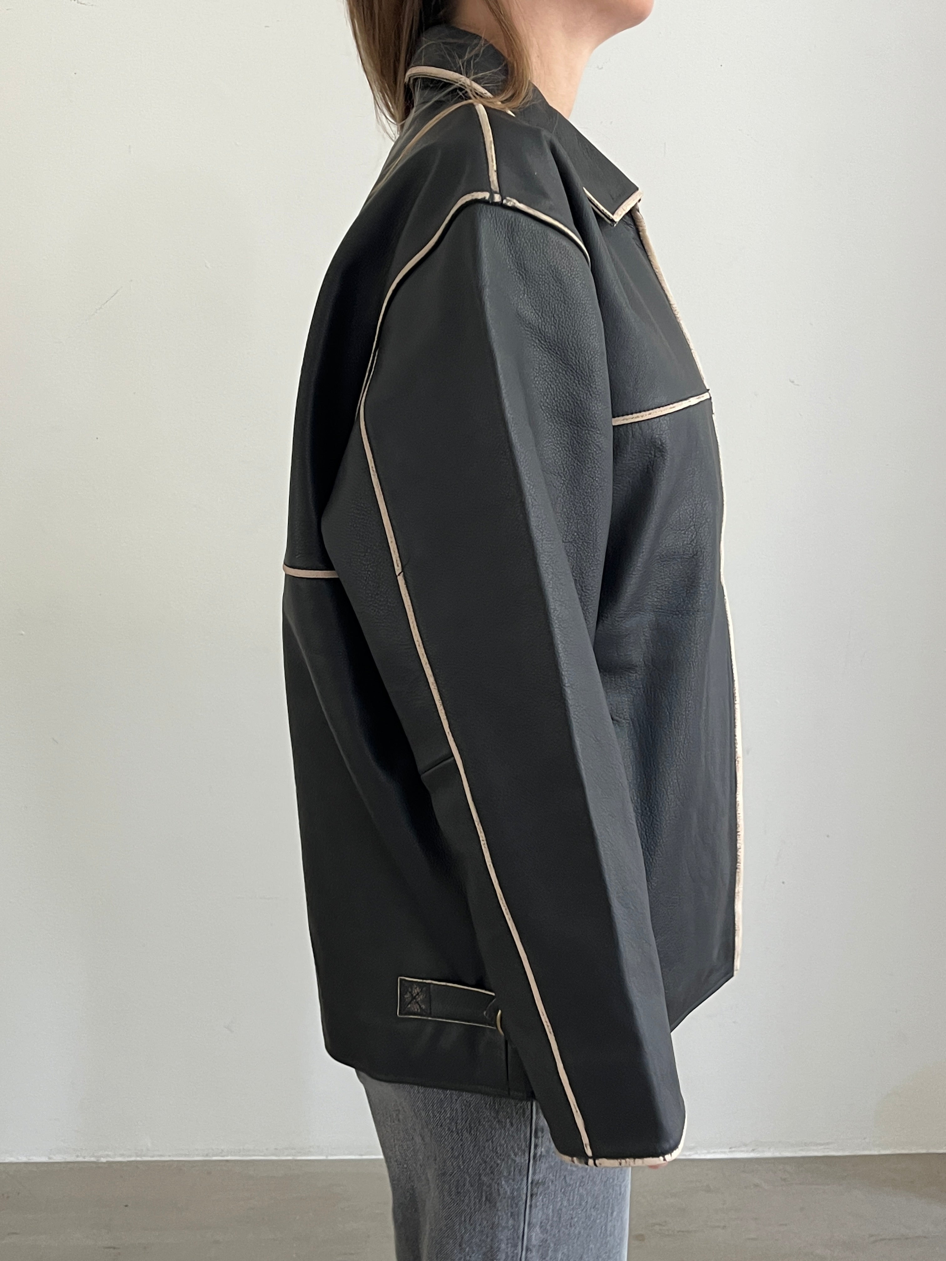 Black Faded Jacket Sample — Fadings