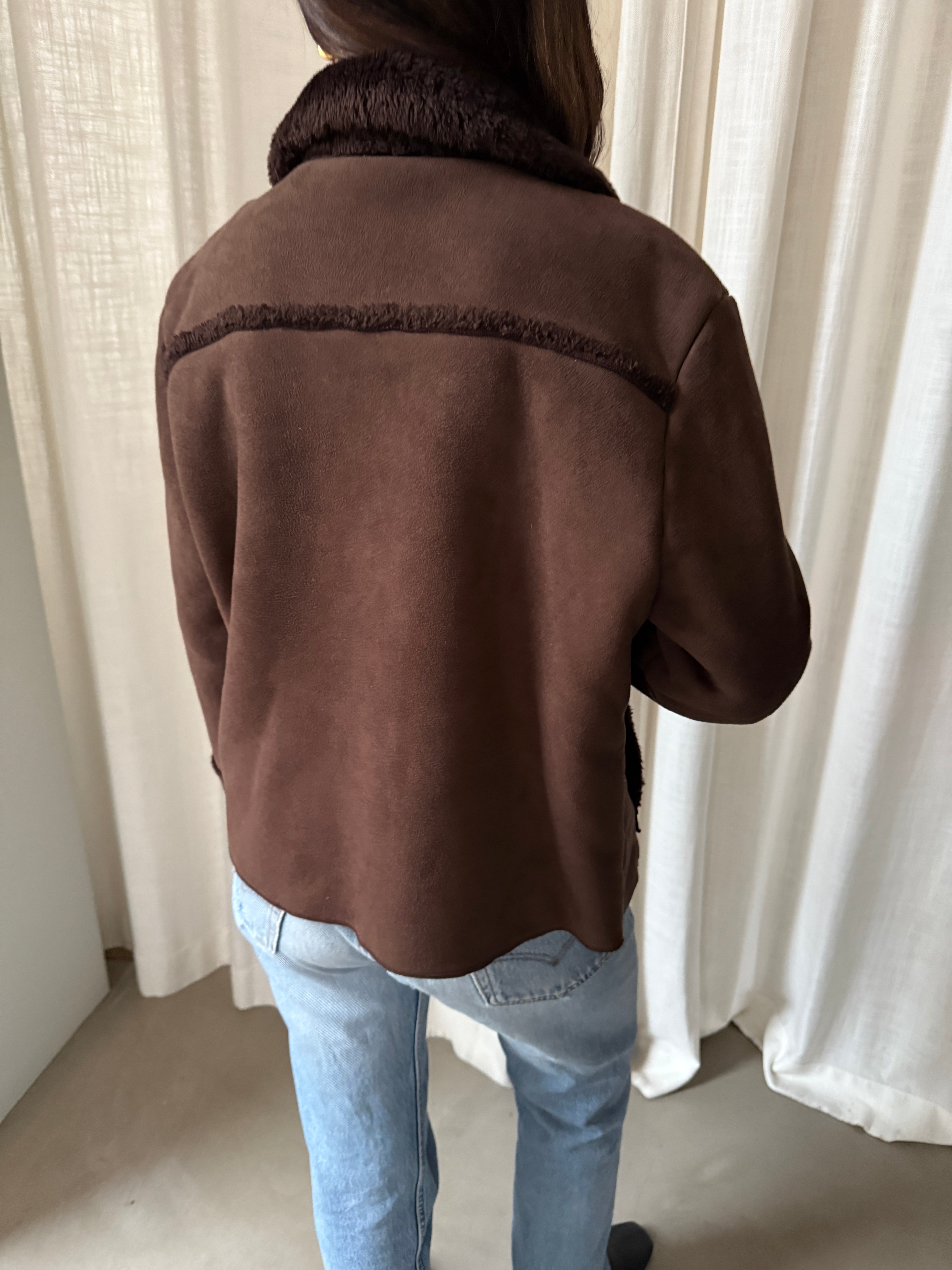Chocolate Shearling Jacket