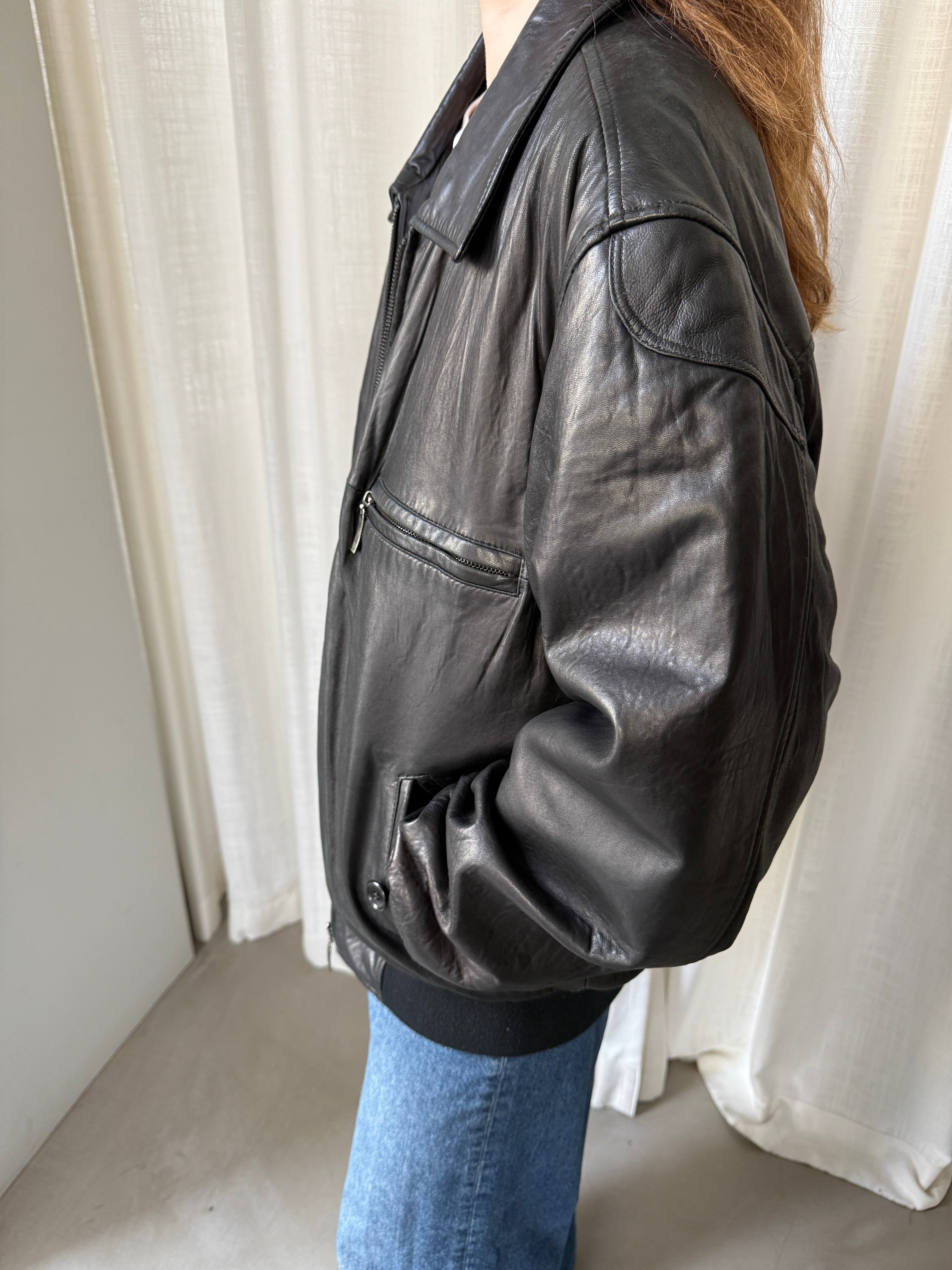 Wind Leather Jacket