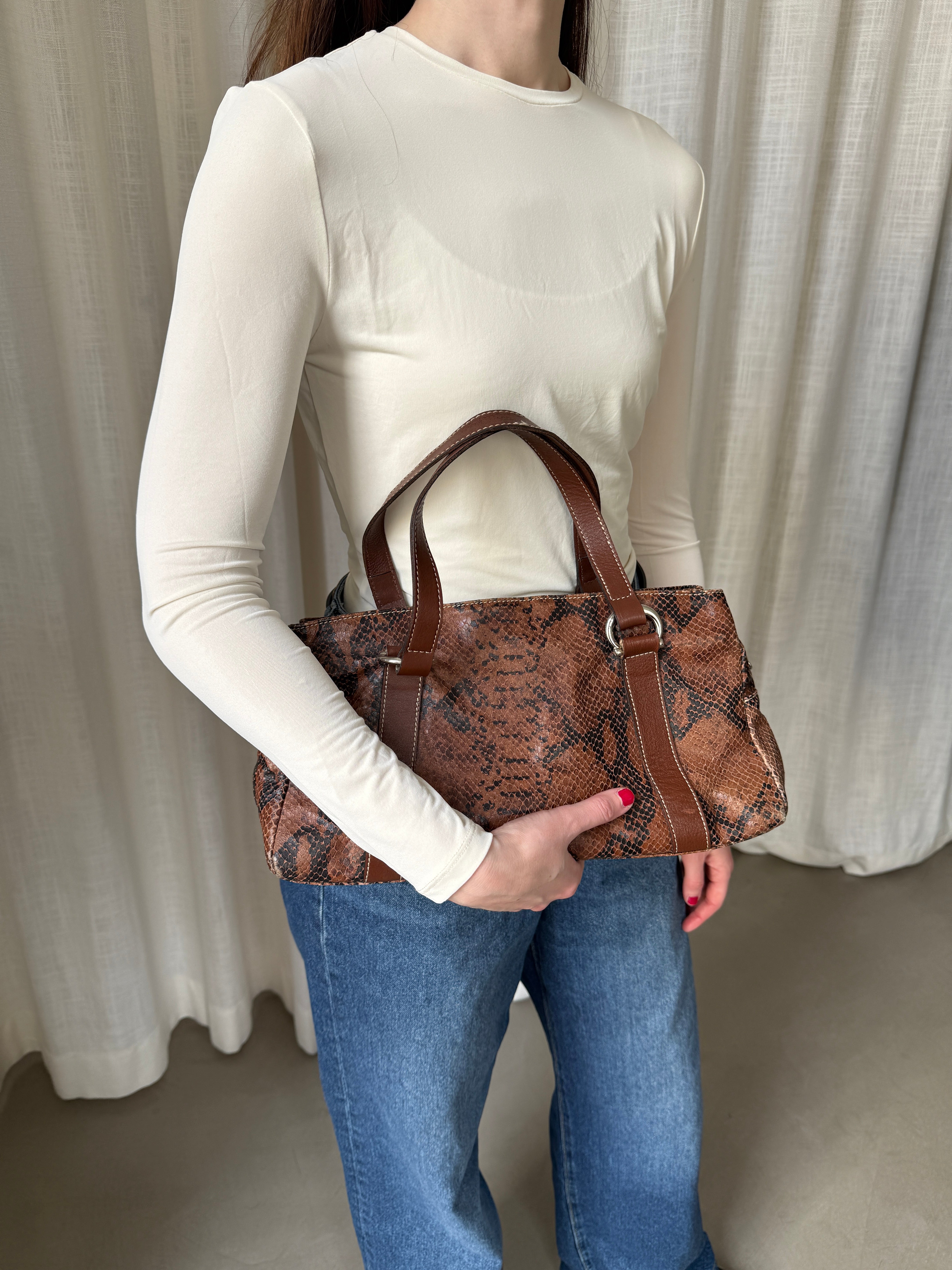 Snake Print Bag