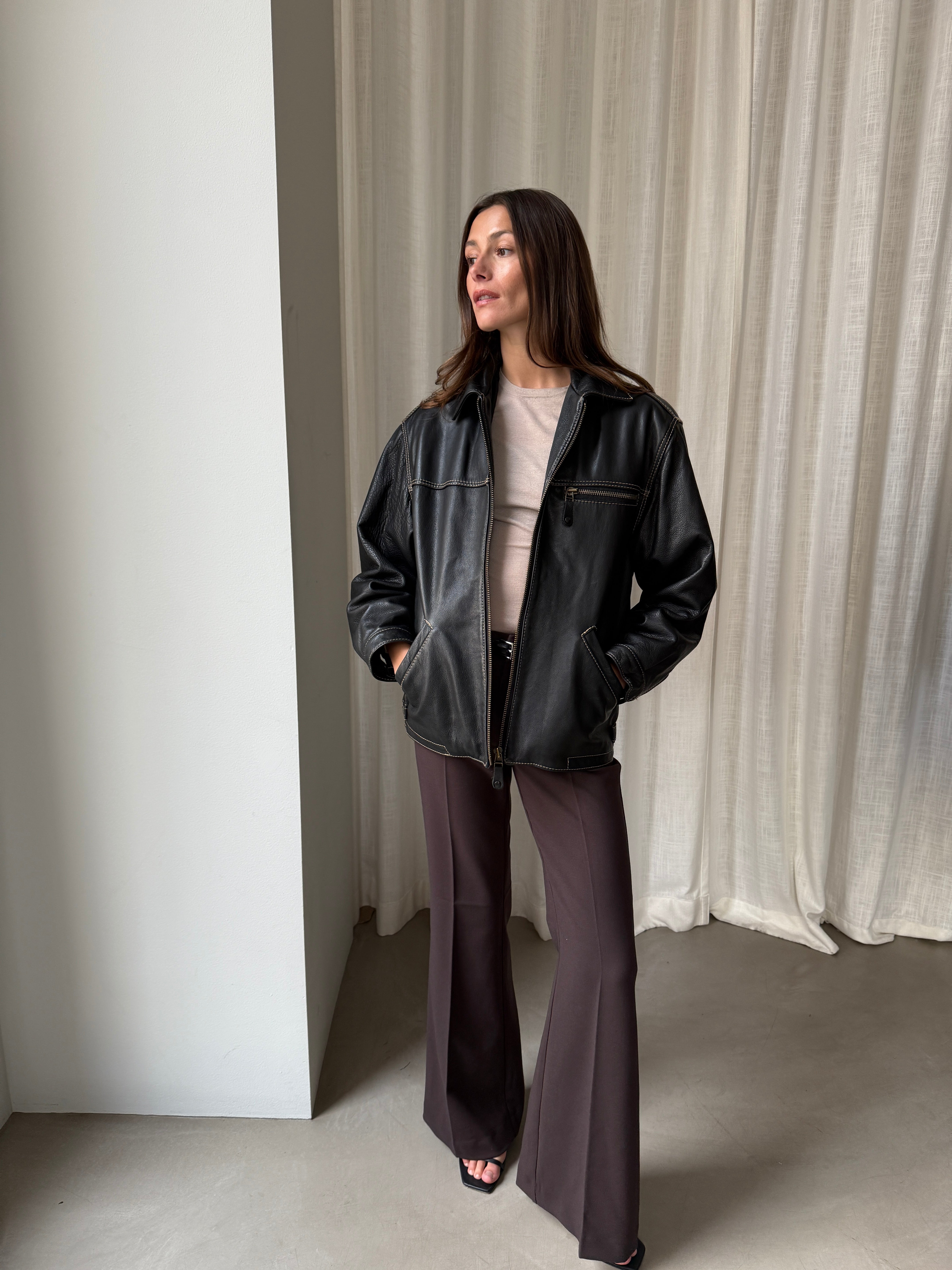 Contrast Vintage Jacket