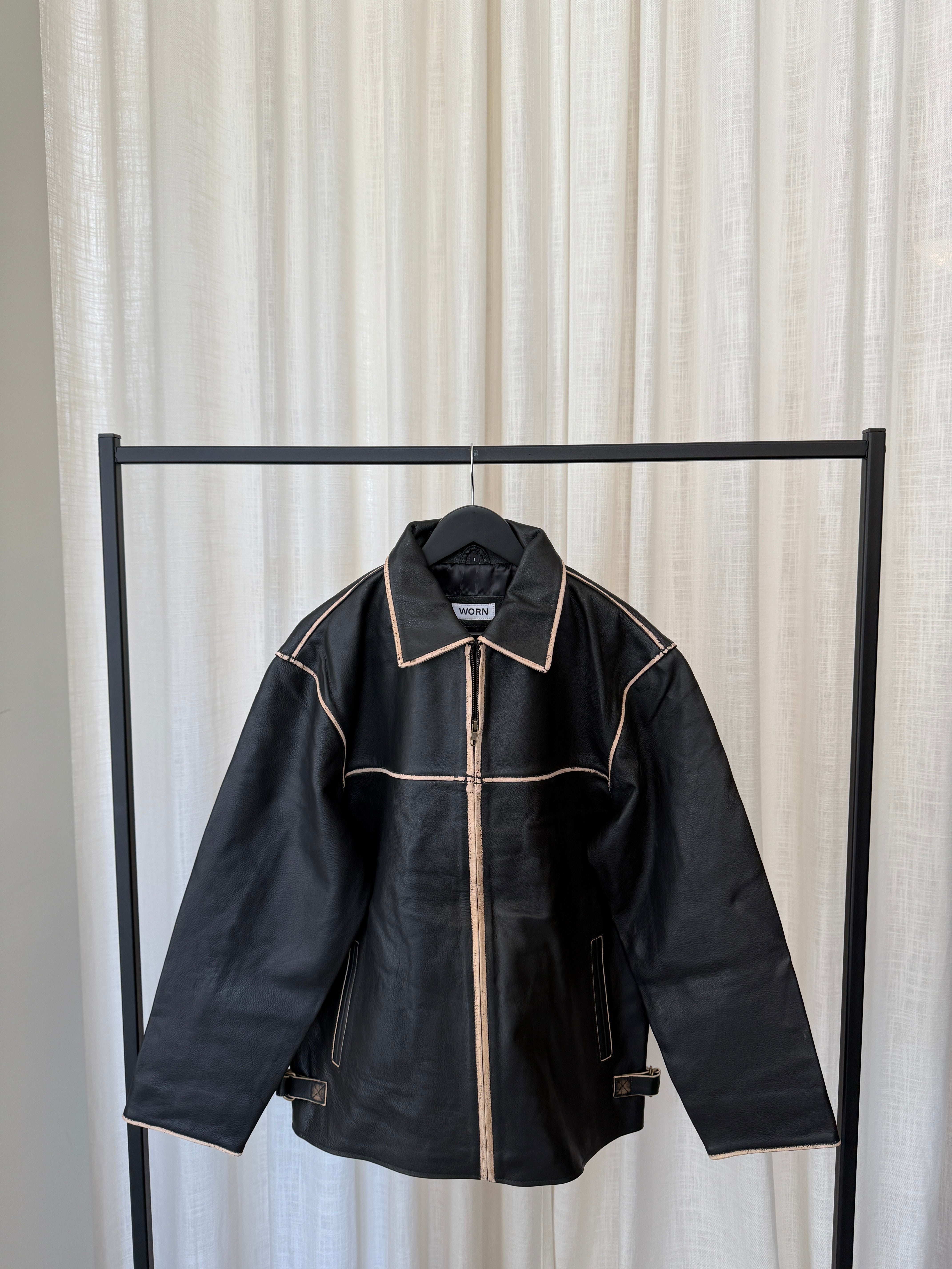 Black Faded Jacket Sample — Fadings