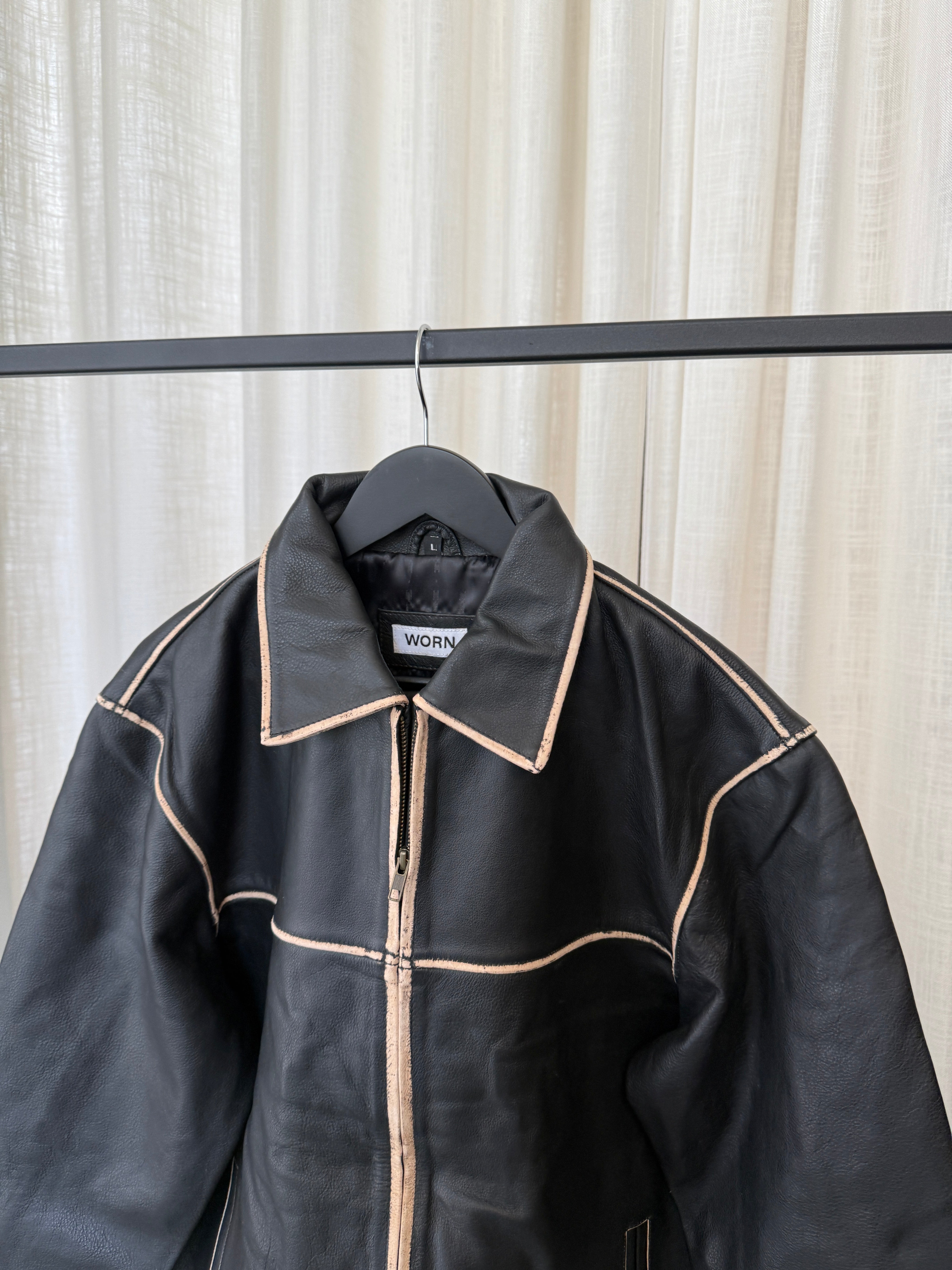 Black Faded Jacket Sample — Fadings