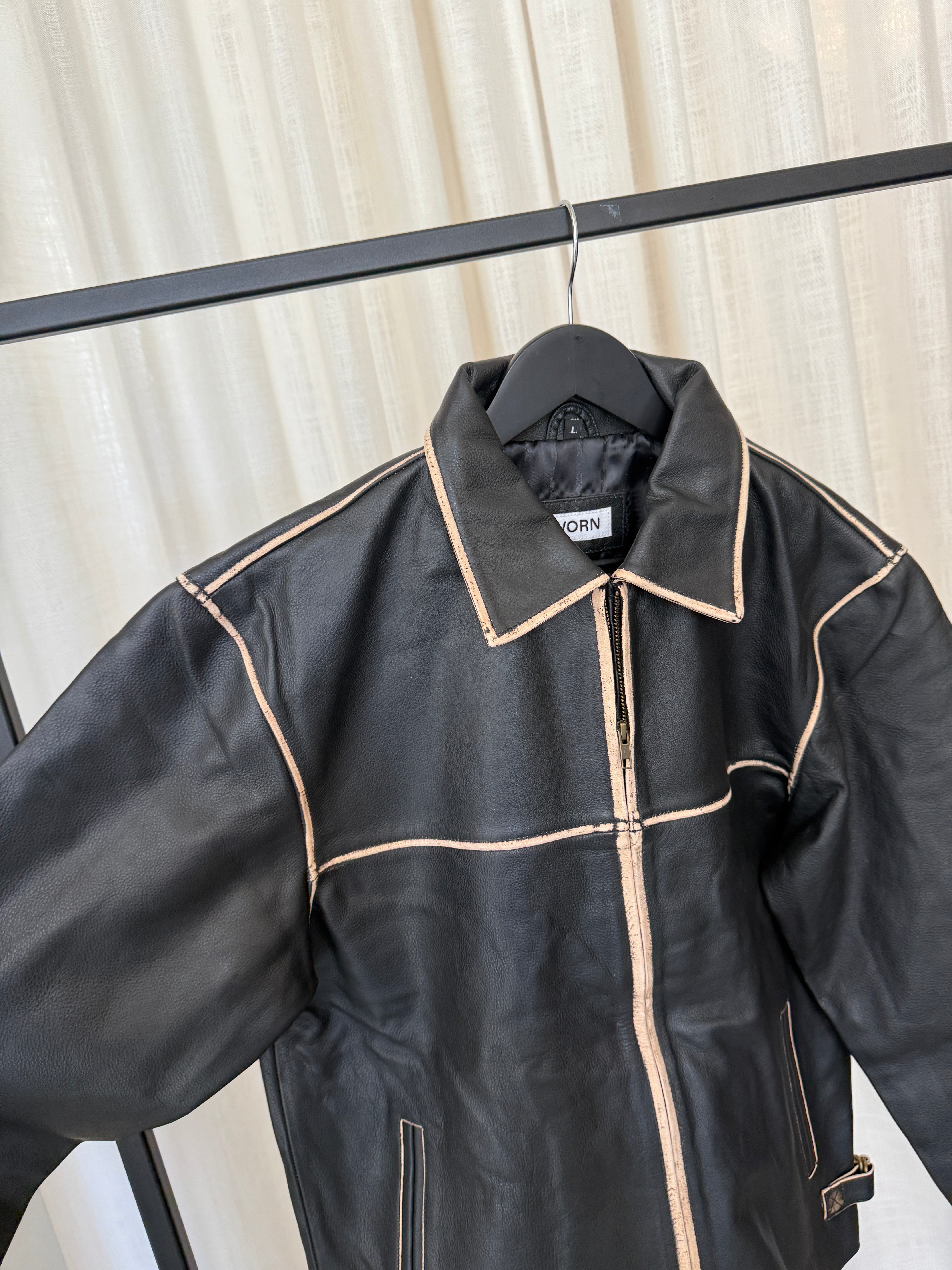 Black Faded Jacket Sample — Fadings