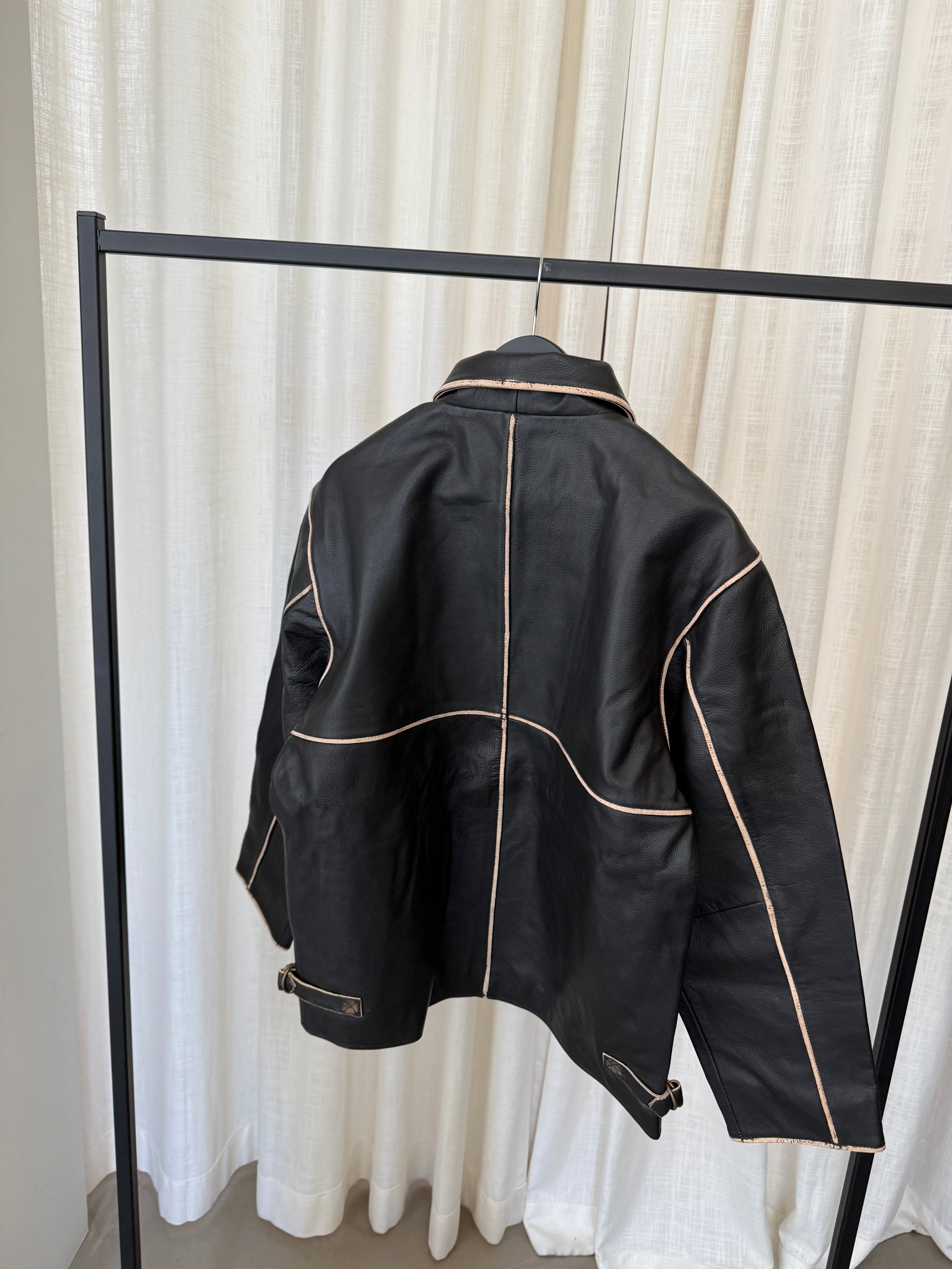 Black Faded Jacket Sample — Fadings