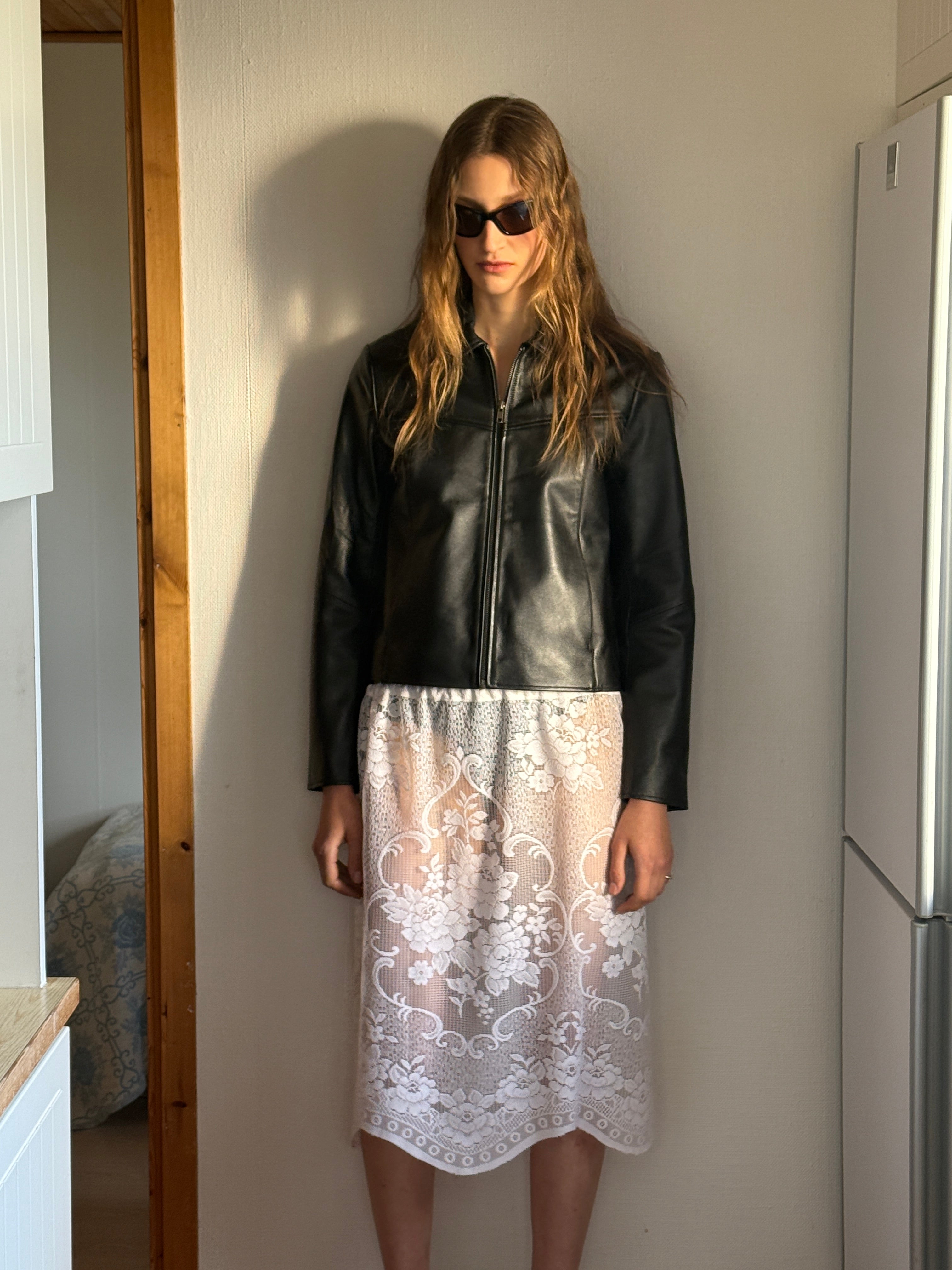 Piece 14 — Lace Midi Skirt