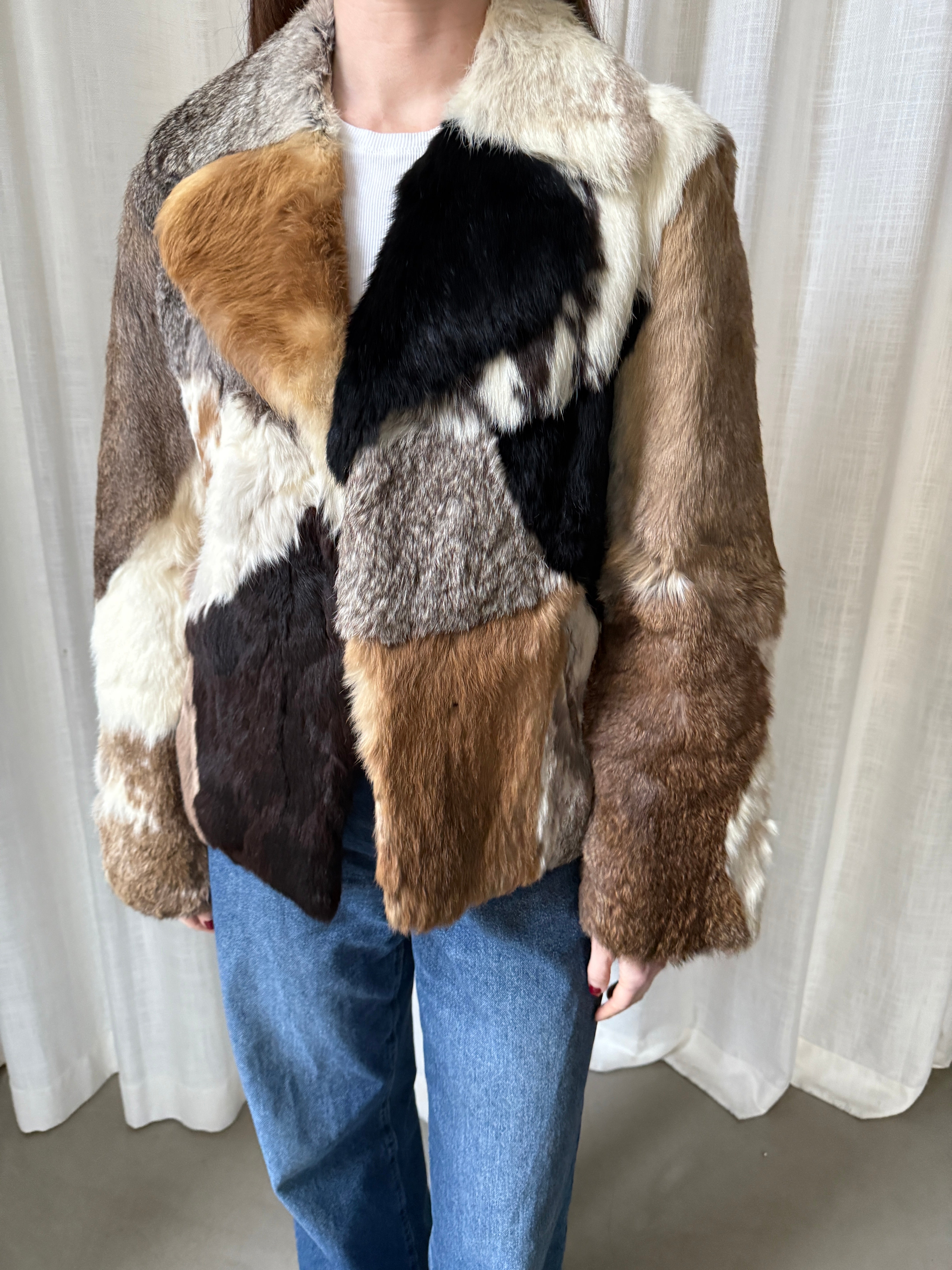 Vintage Patchwork Fur