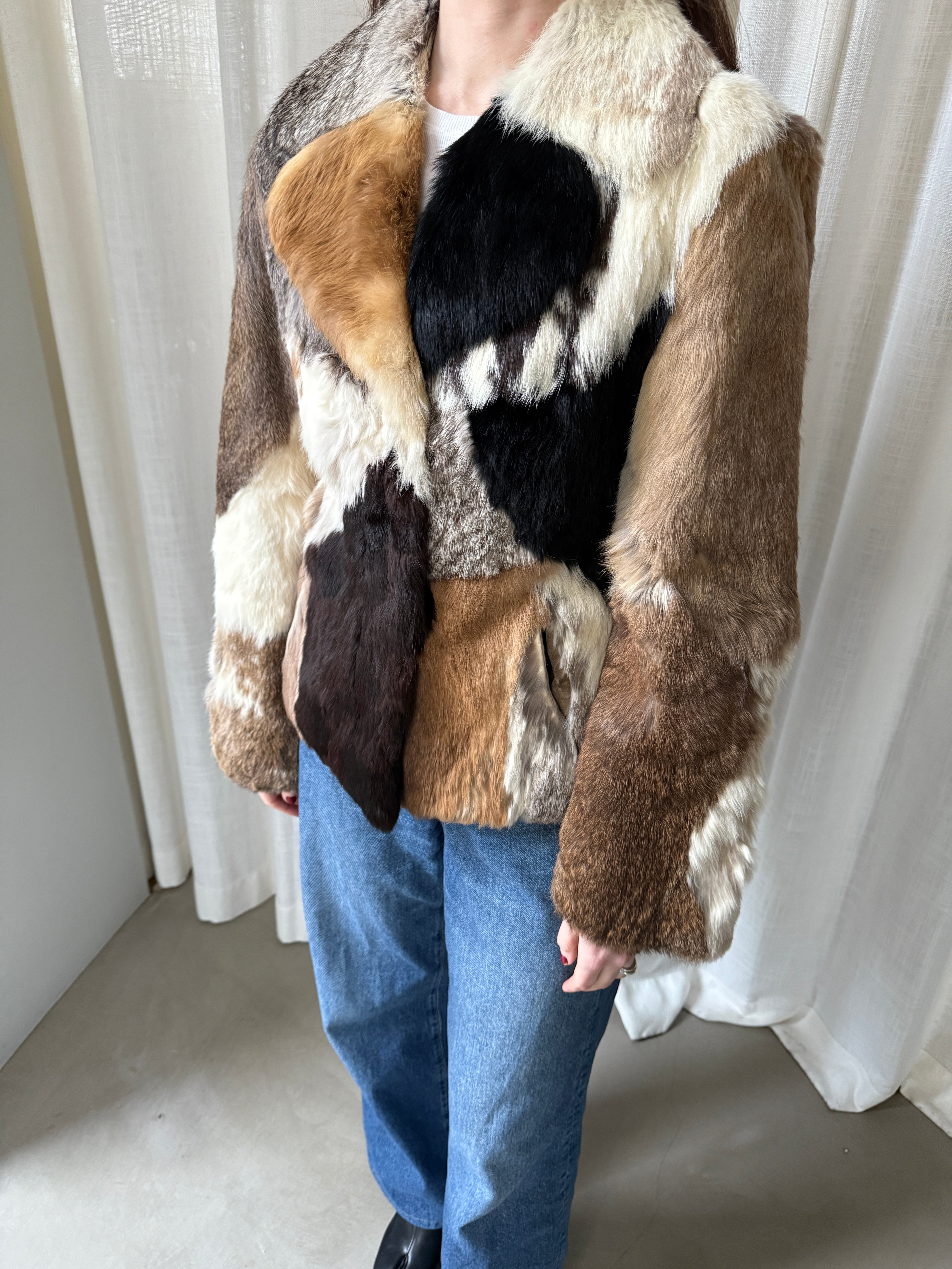 Vintage Patchwork Fur