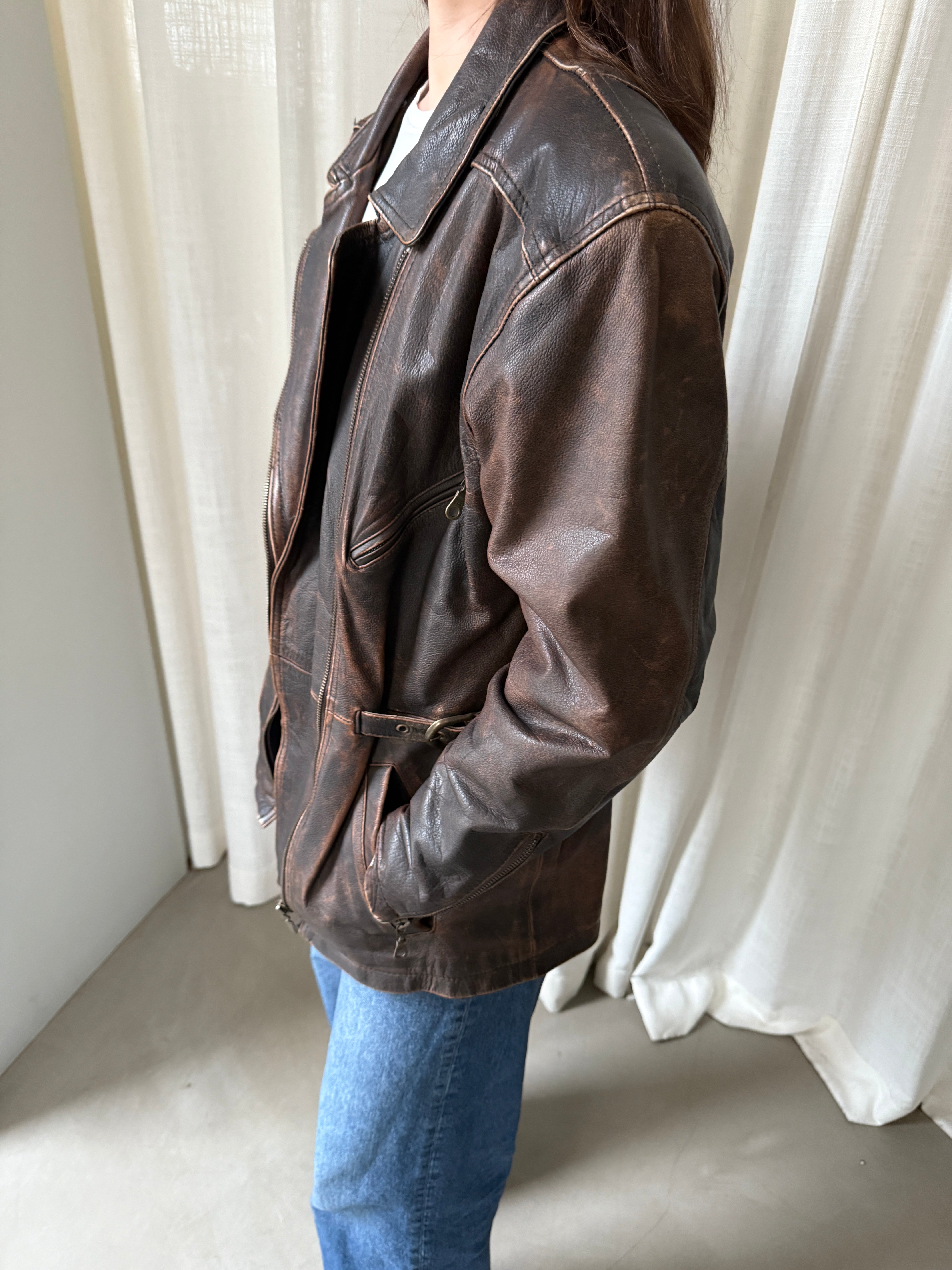 Woodlands Leather Jacket