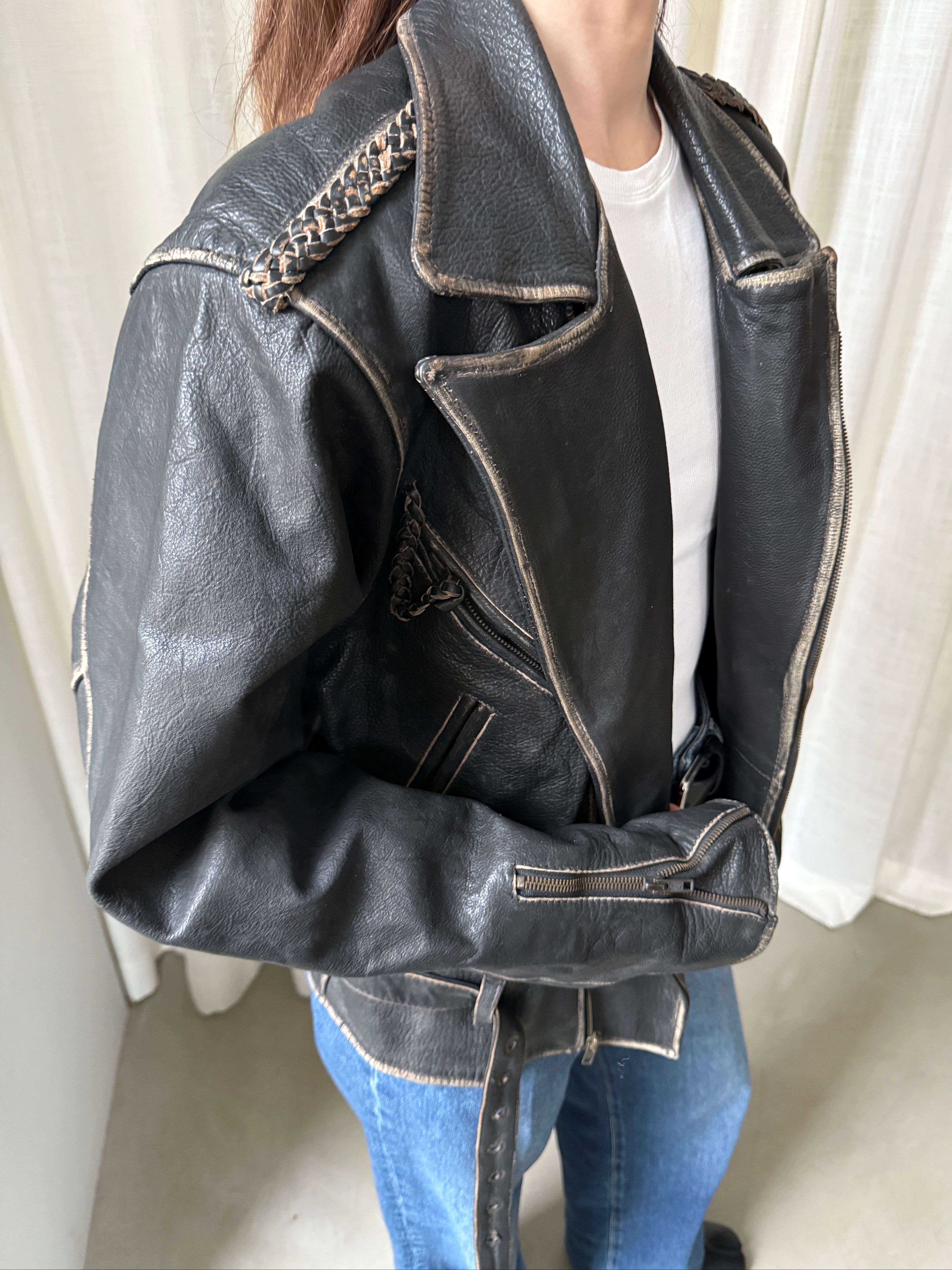 Black Biker Jacket