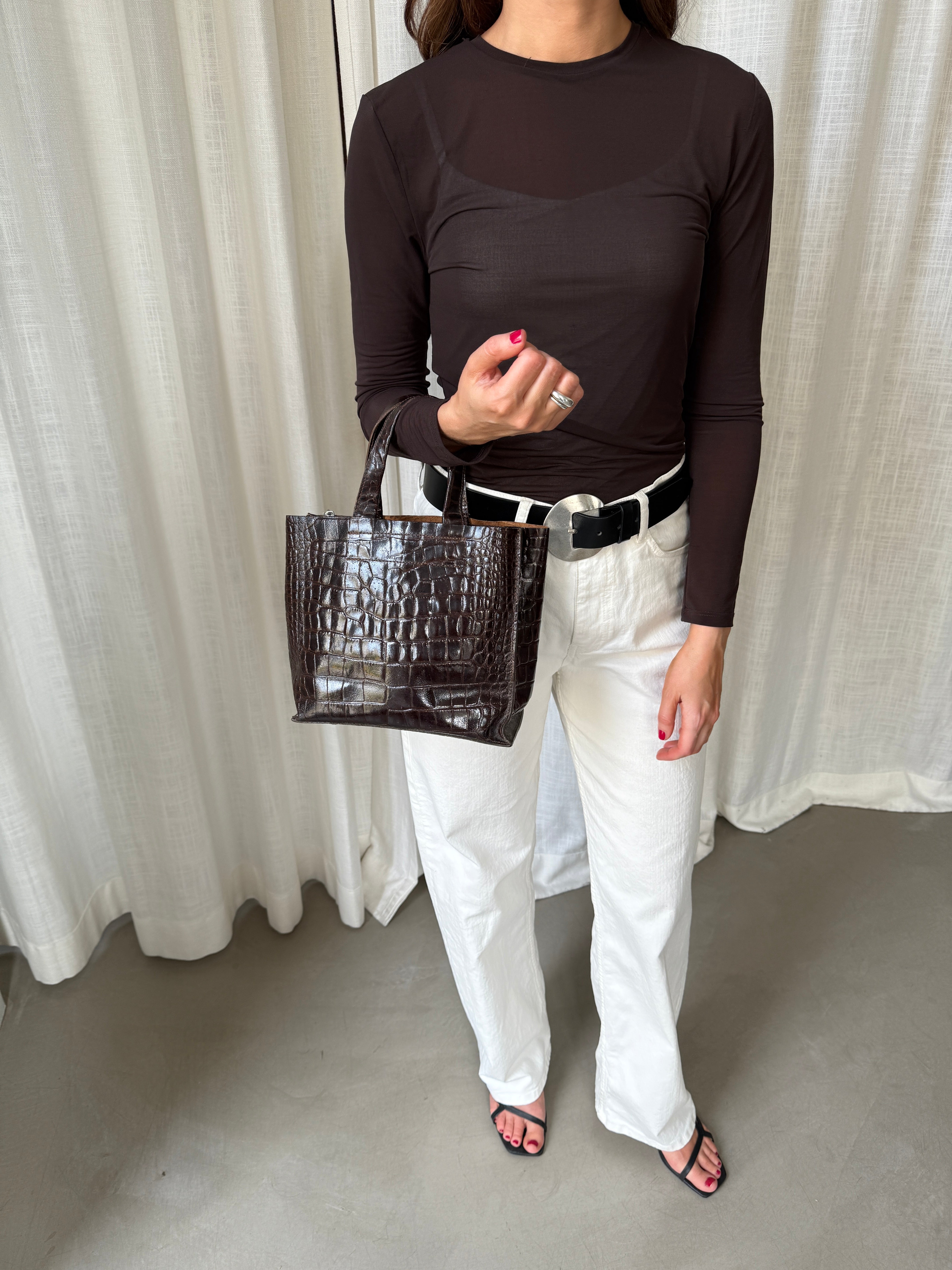 Croc Brown Bag