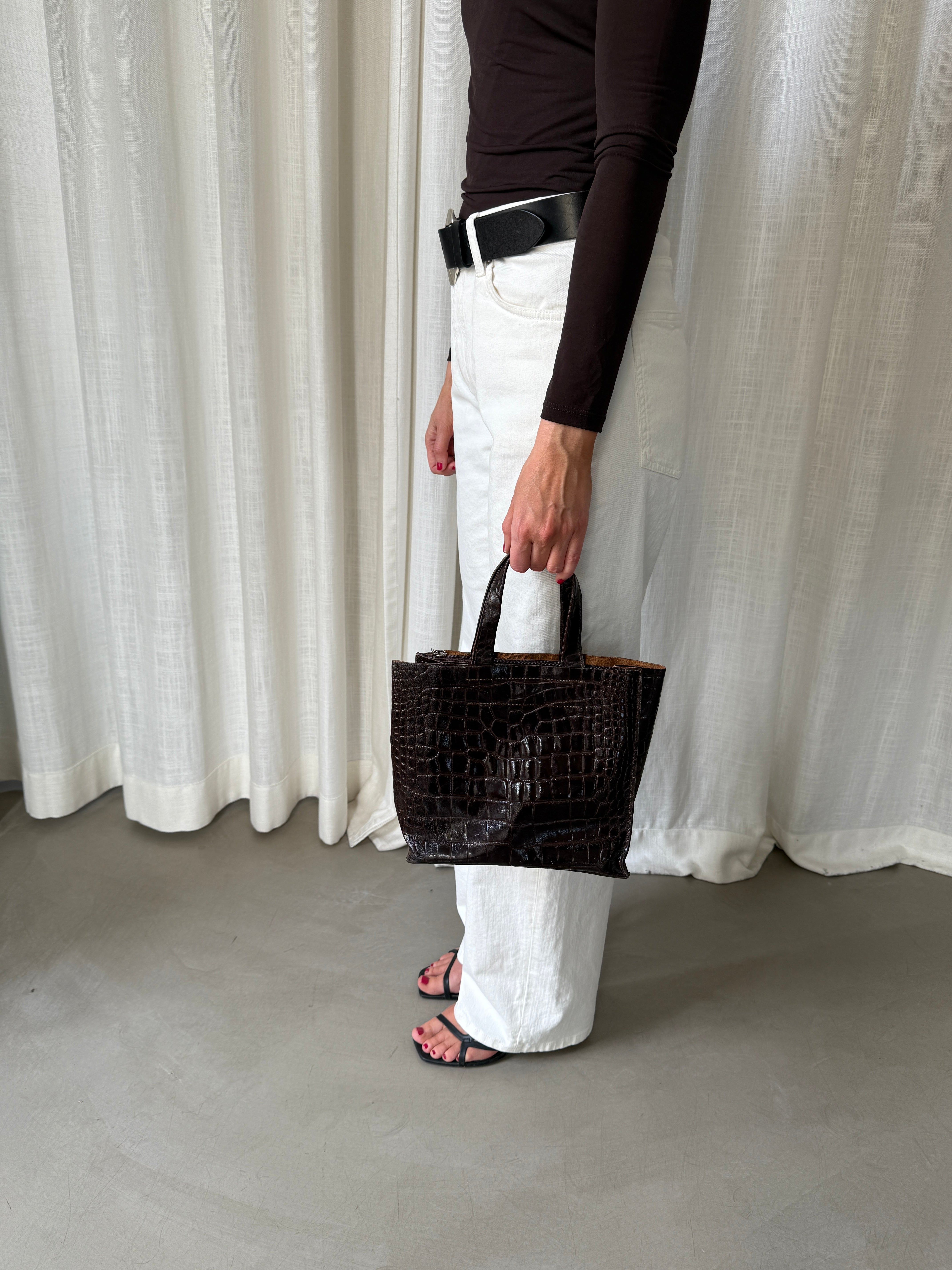 Croc Brown Bag