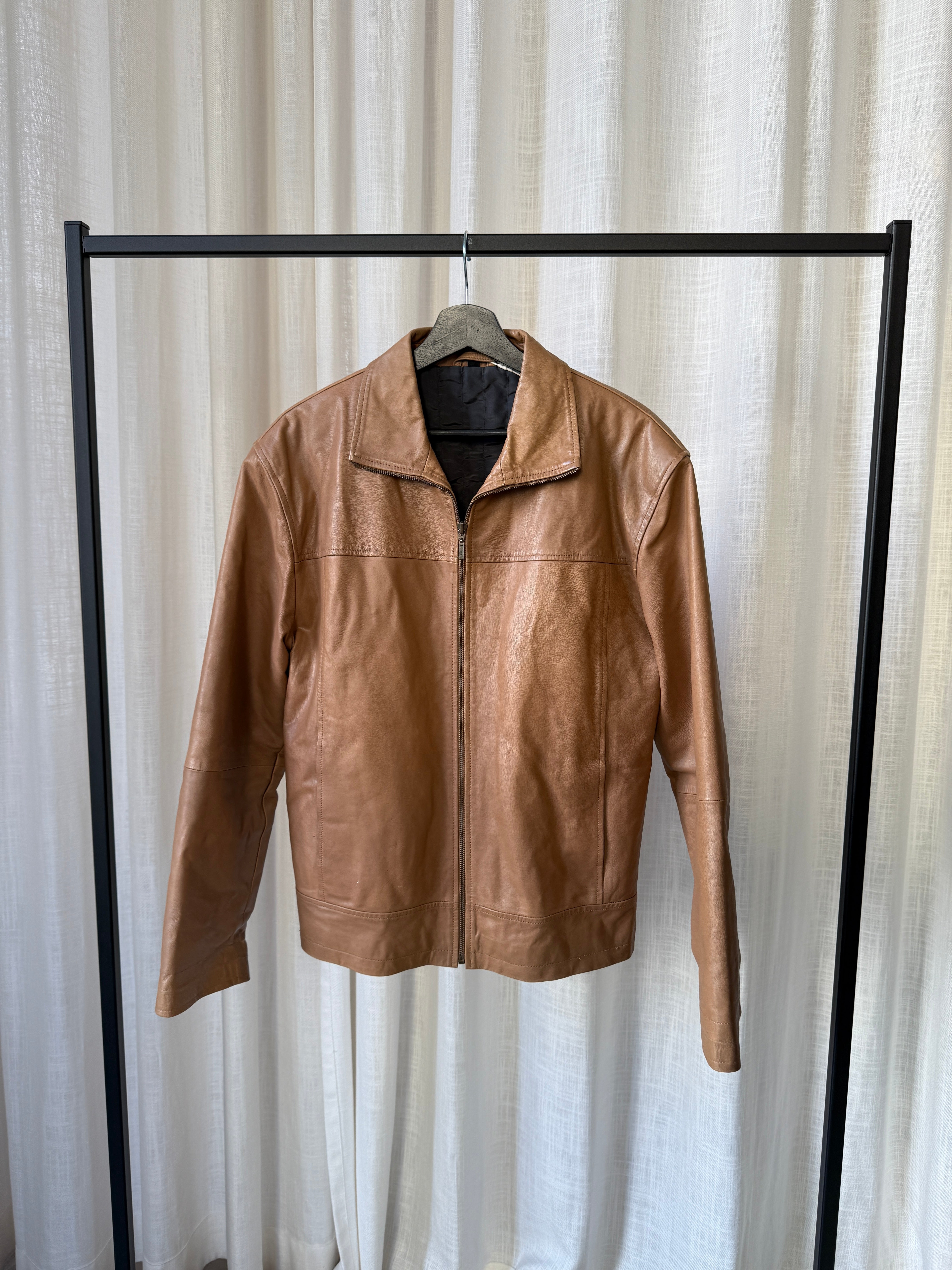 Camel Leather Jacket