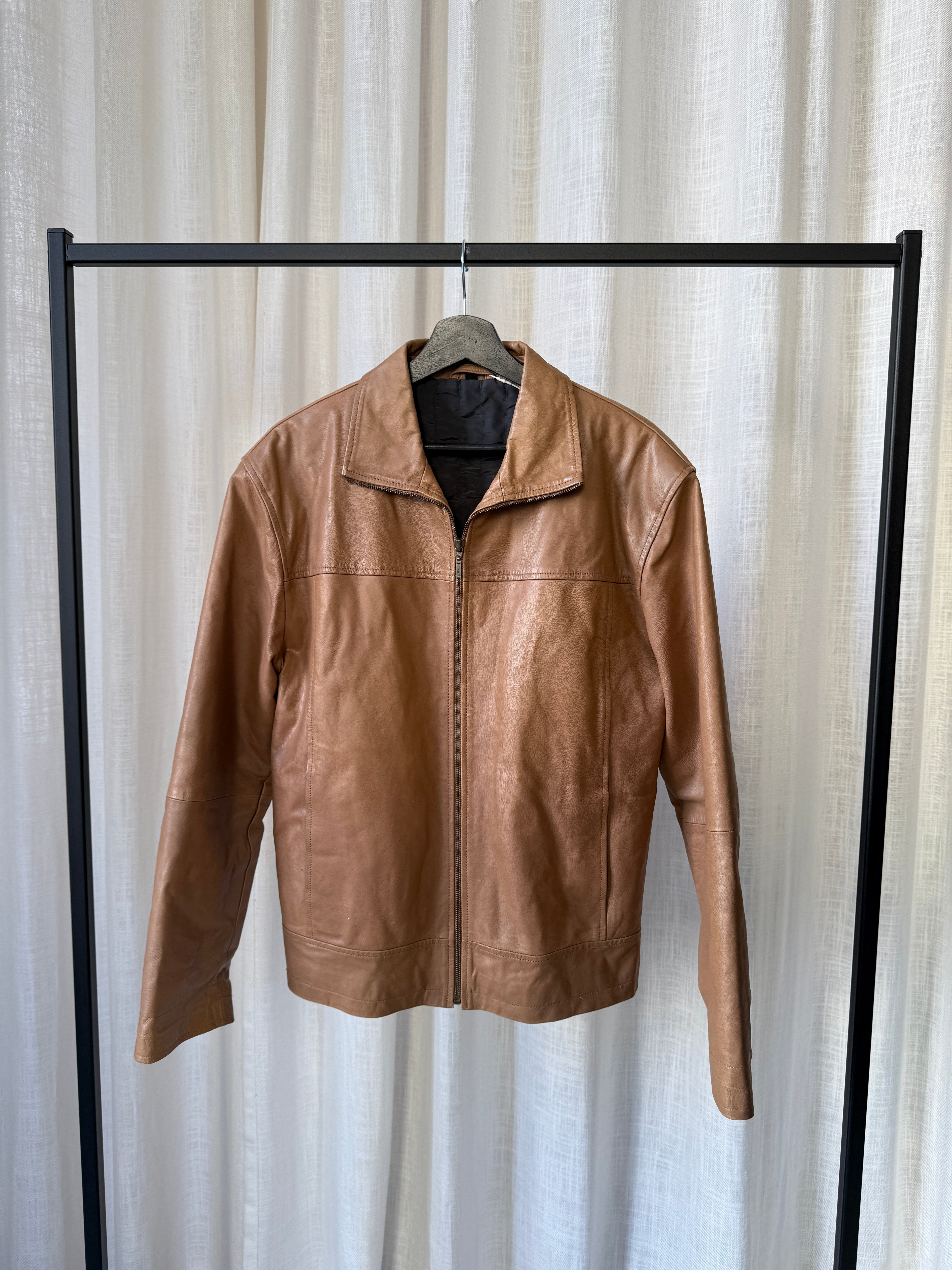 Camel Leather Jacket