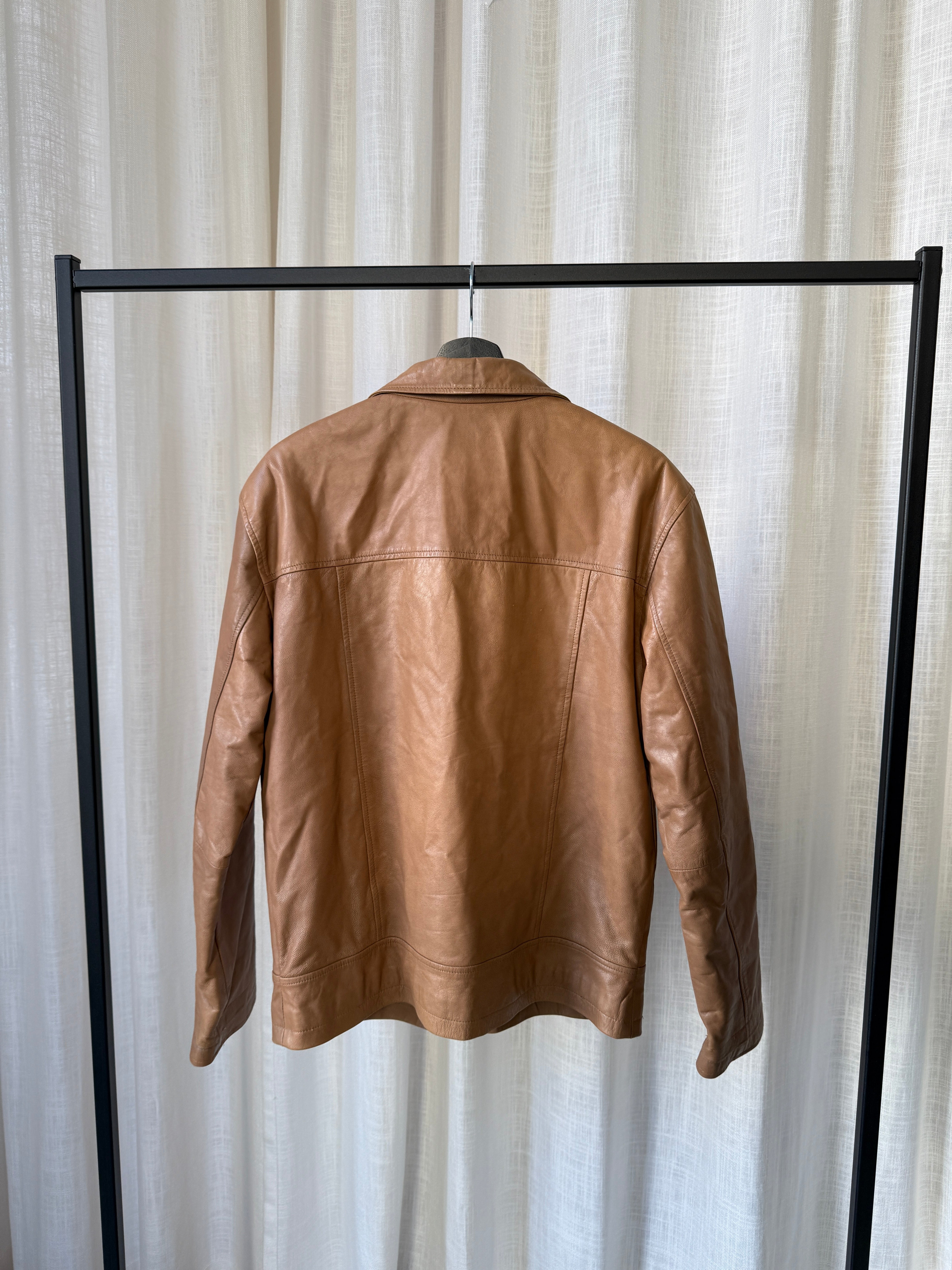 Camel Leather Jacket