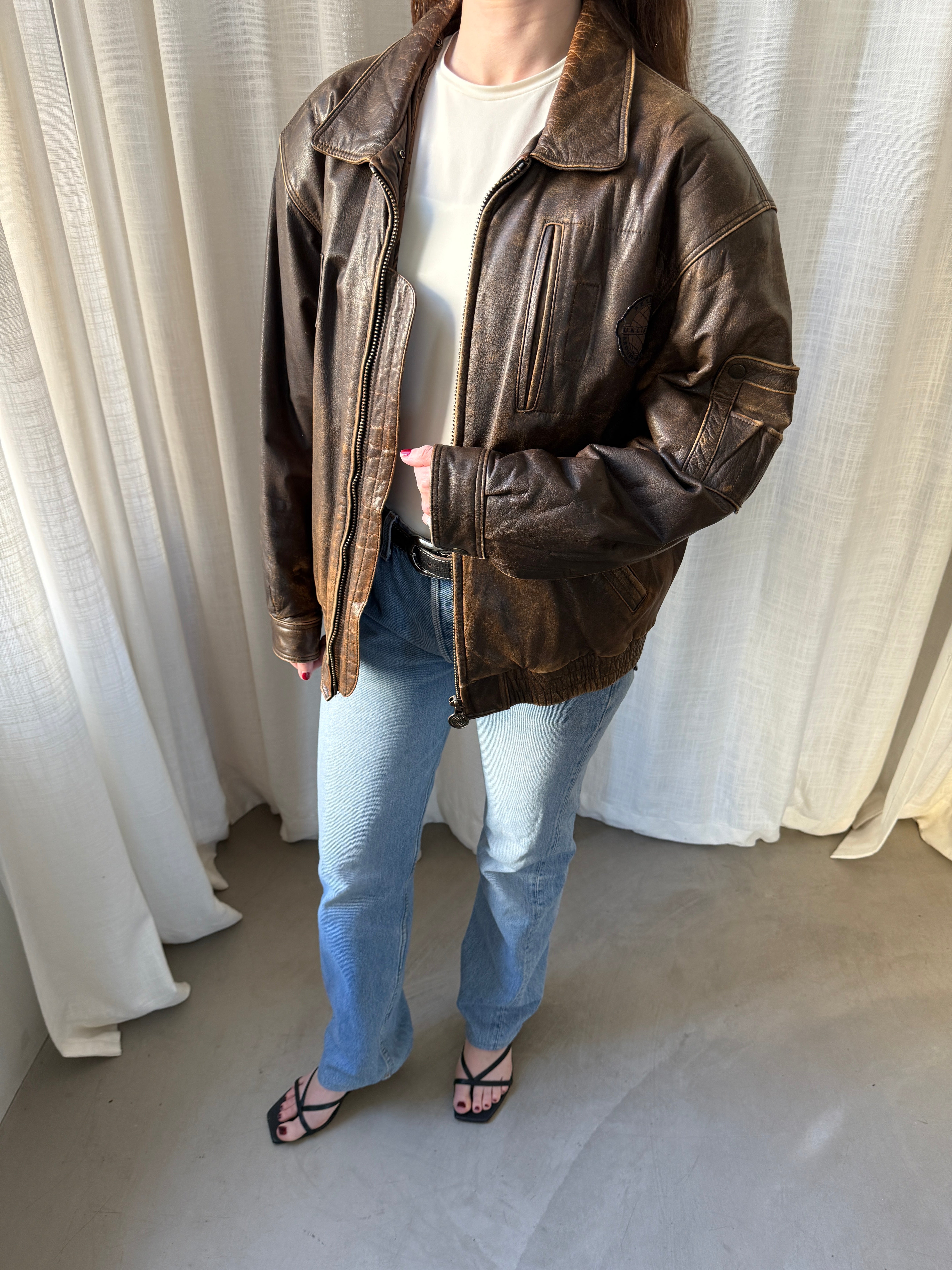 Brown Bomber Jacket