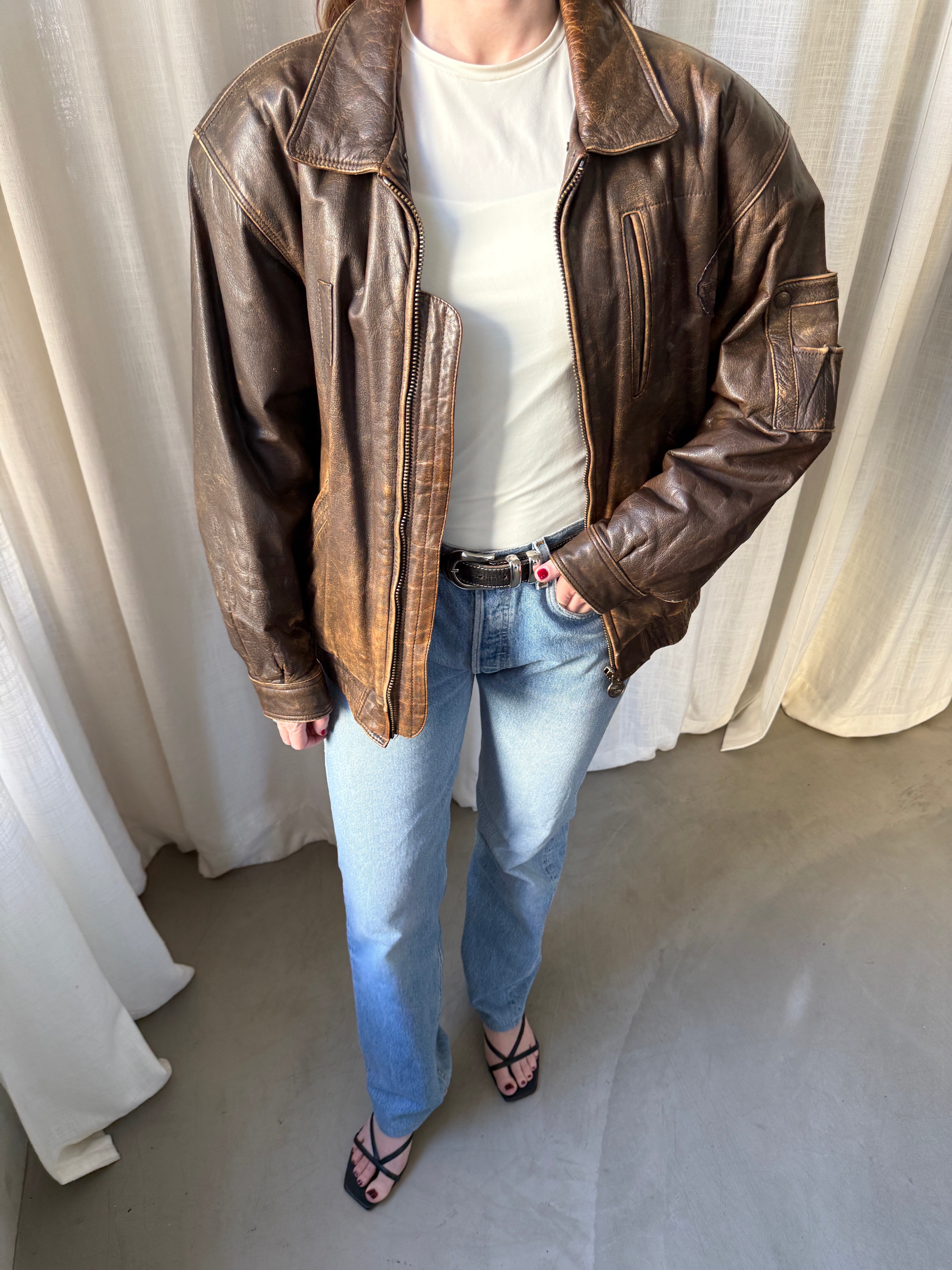 Brown Bomber Jacket