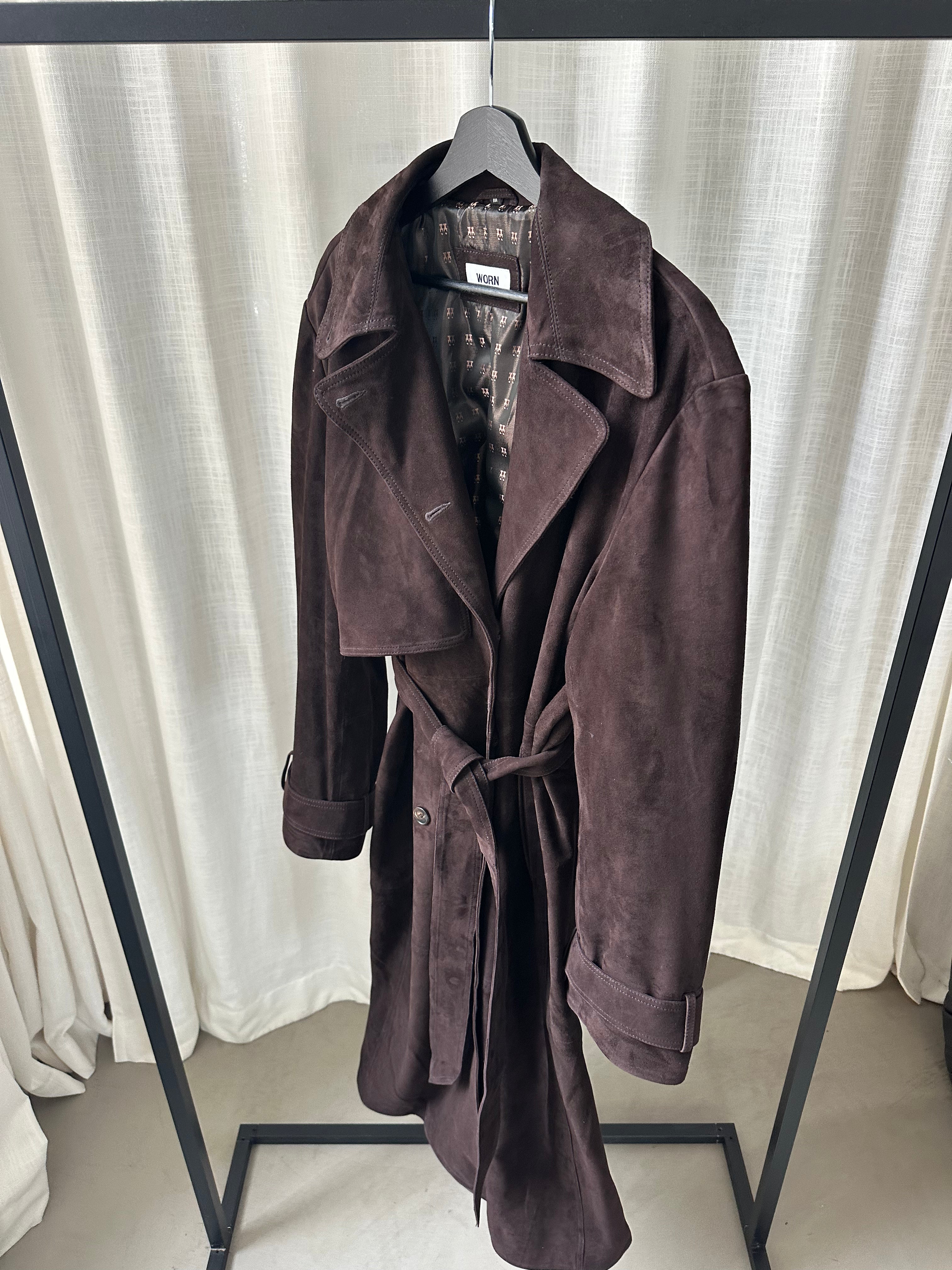 Suede Trenchcoat Sample