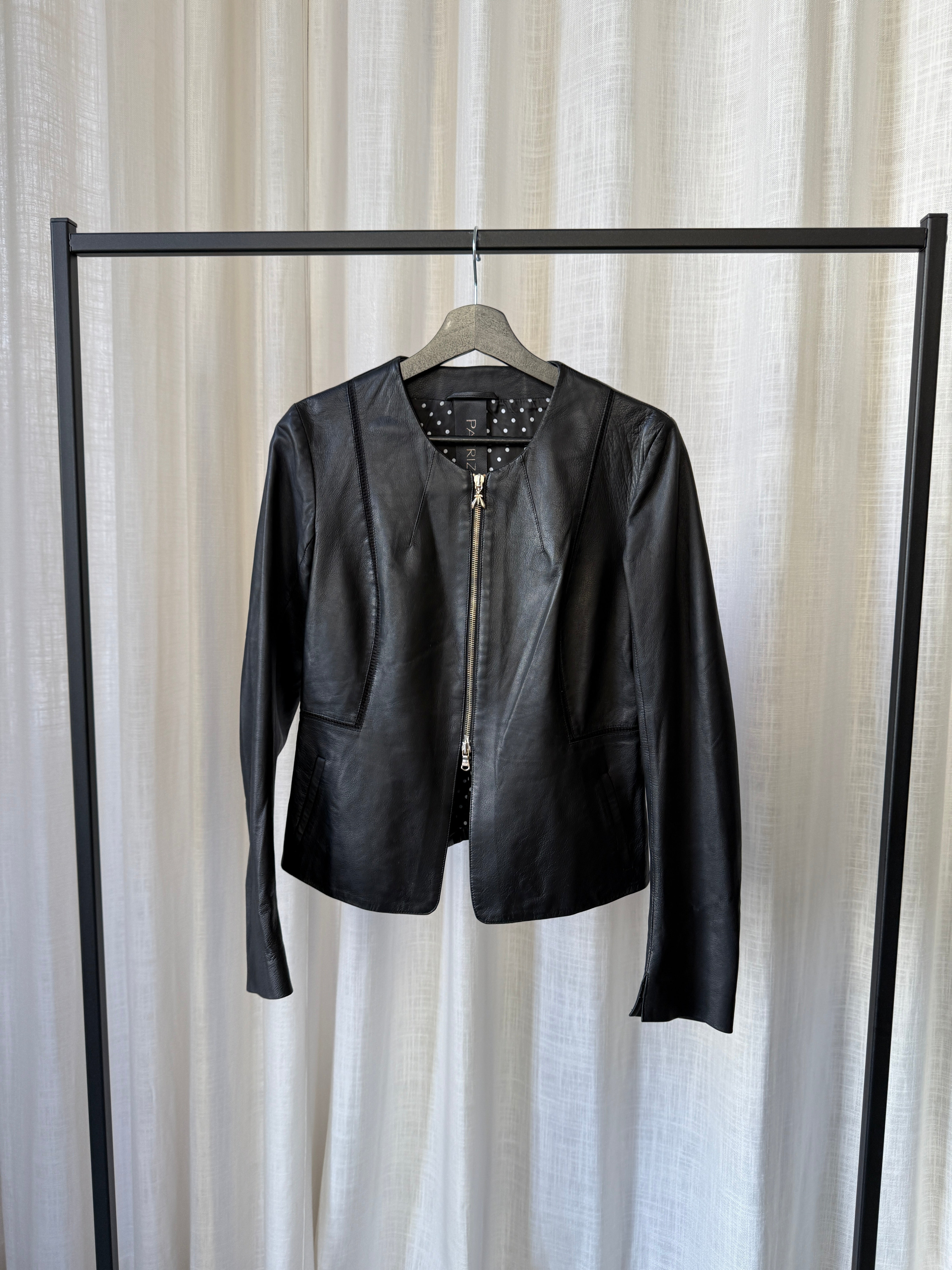 Patrizia Leather Blazer